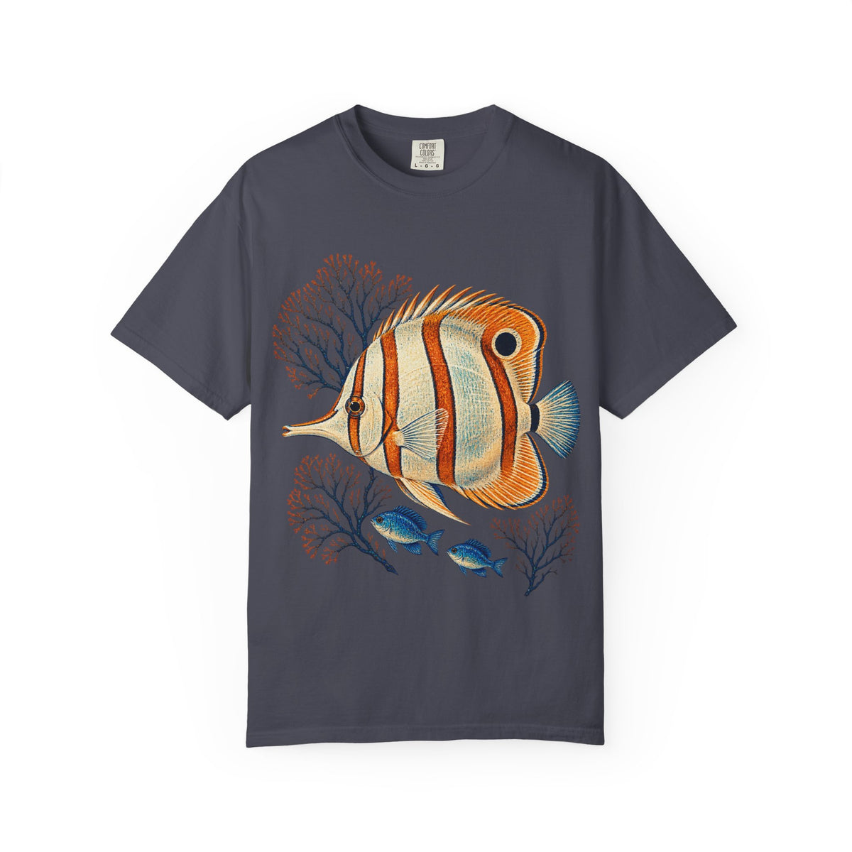 Copperband Butterflyfish Reef Tee Coral Reef Saltwater Aquarium Tropical Fish Shirt