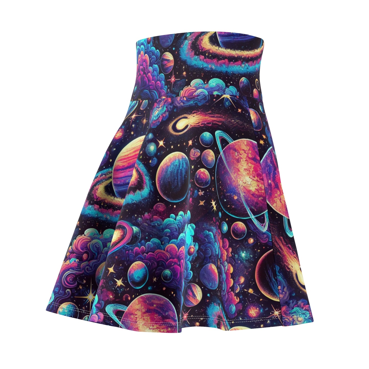 Space Women's Skater Skirt (AOP)