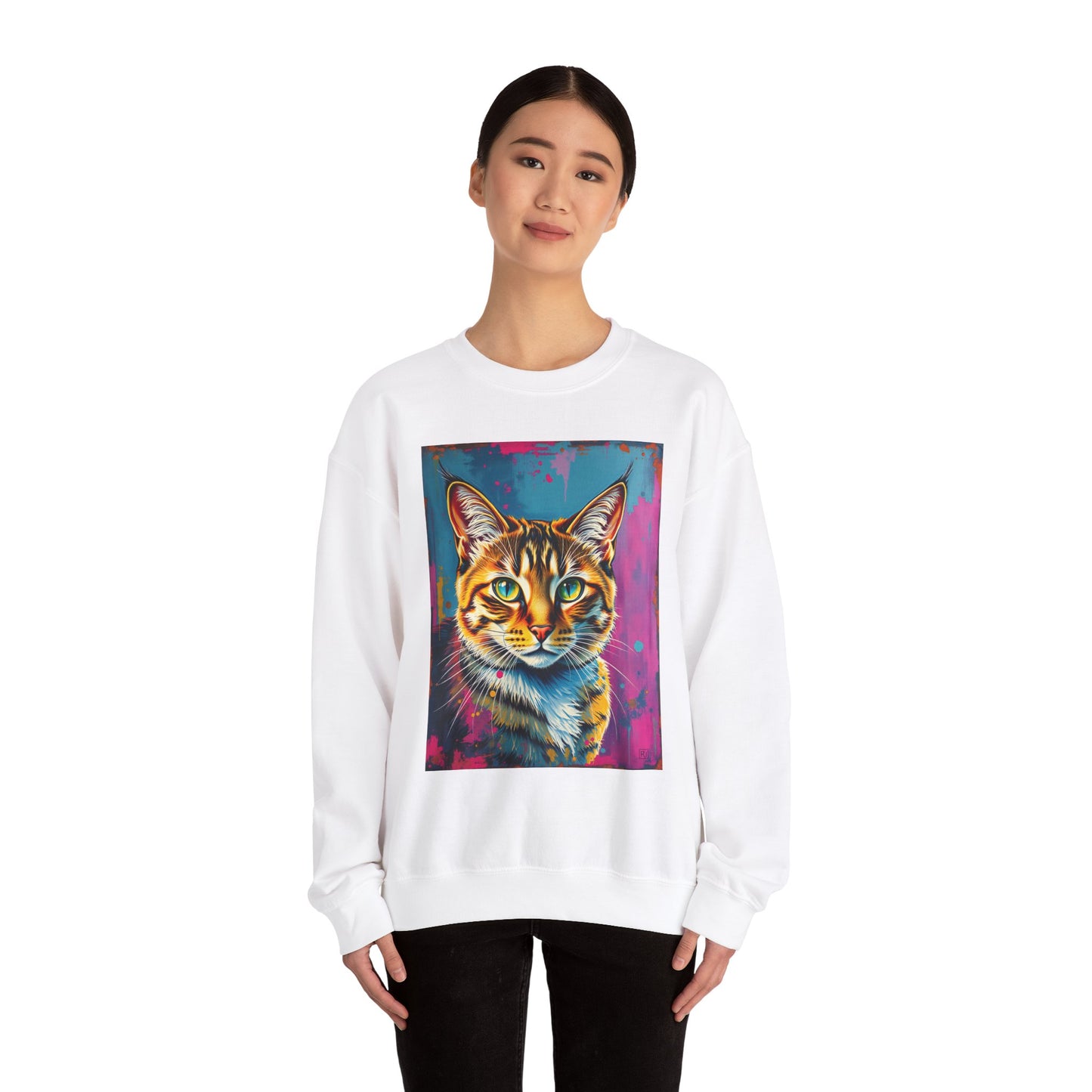 Cat Painting Sweatshirt