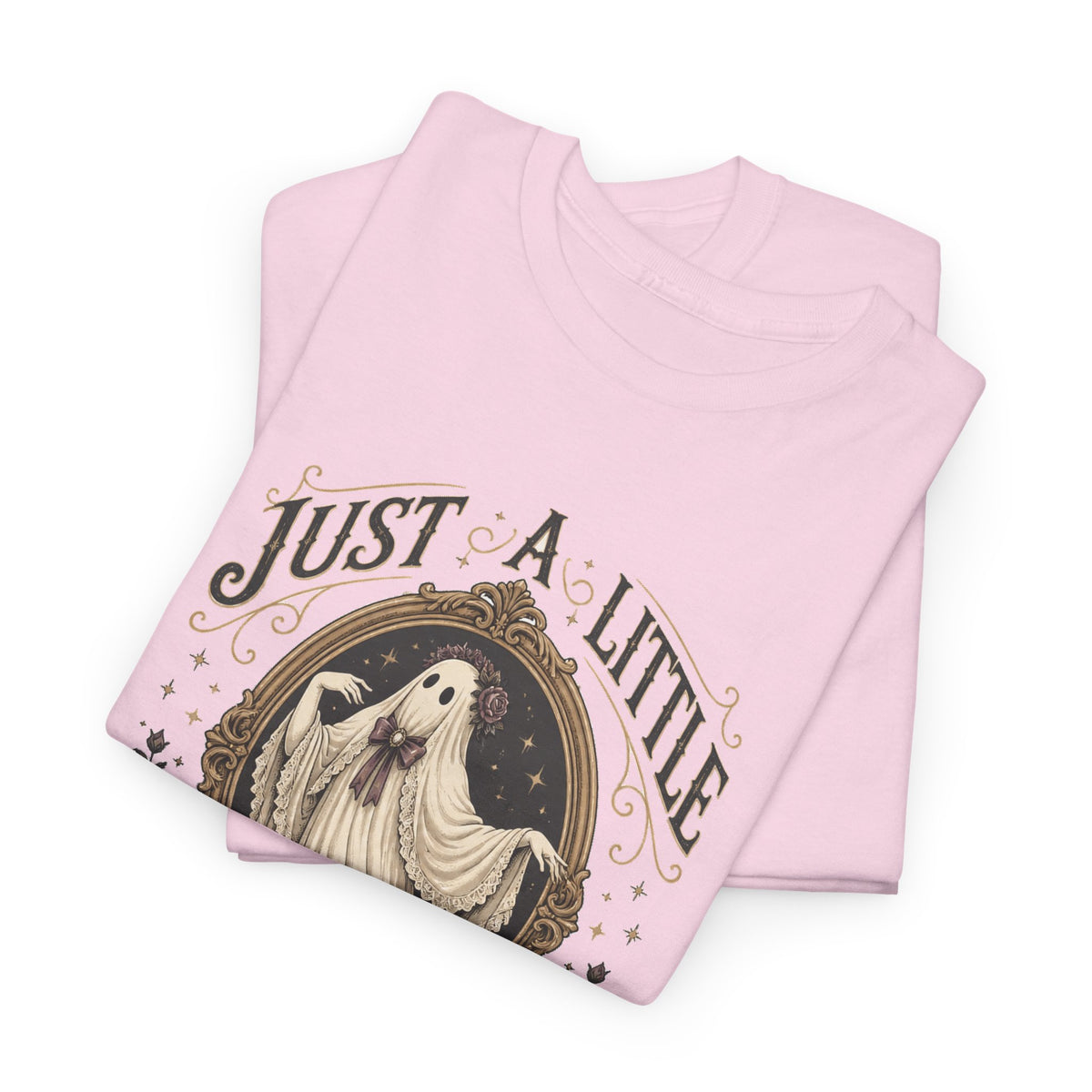 Just A Little Dramatic Ghost T-Shirt Cute Vintage Halloween