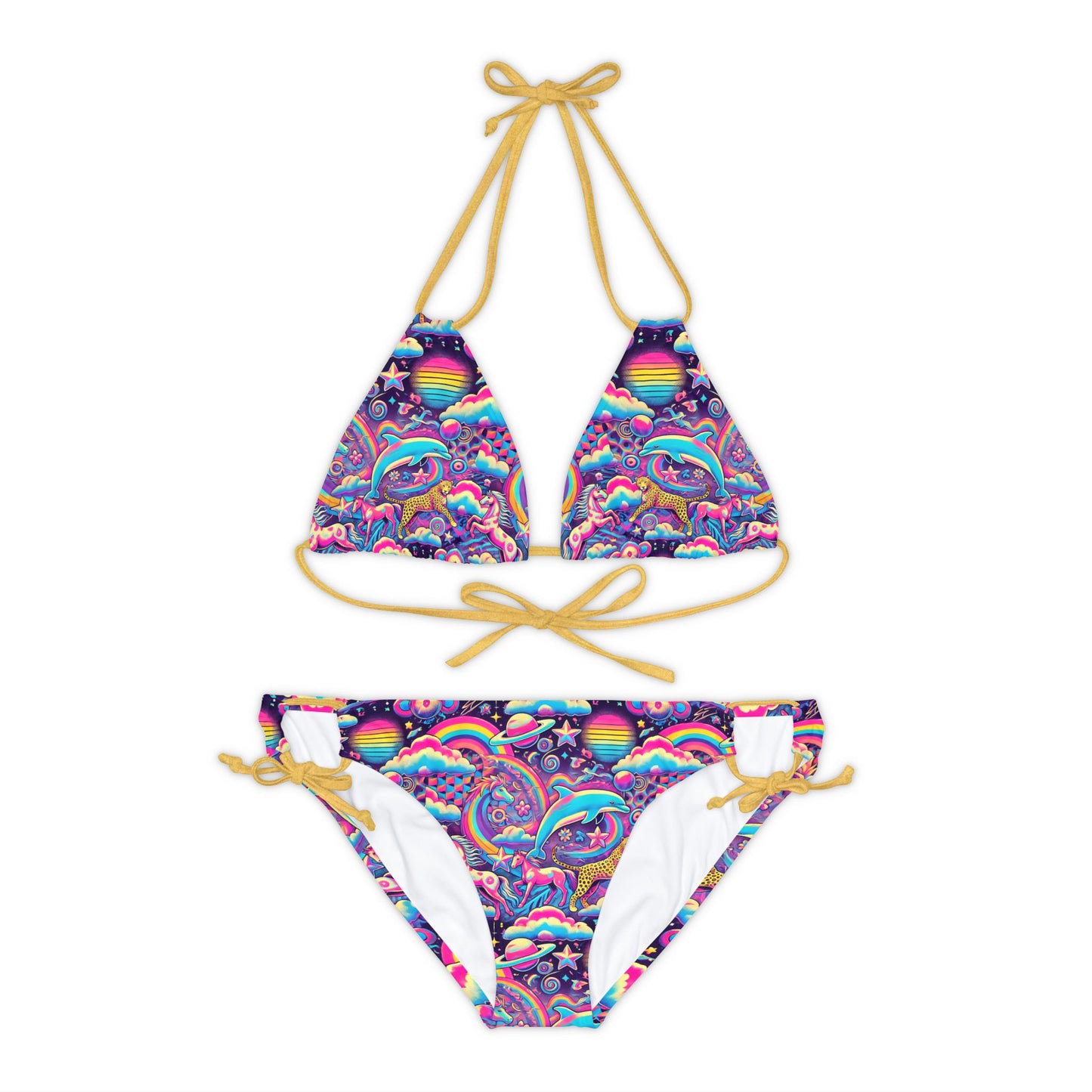 Strappy Bikini Set (AOP)