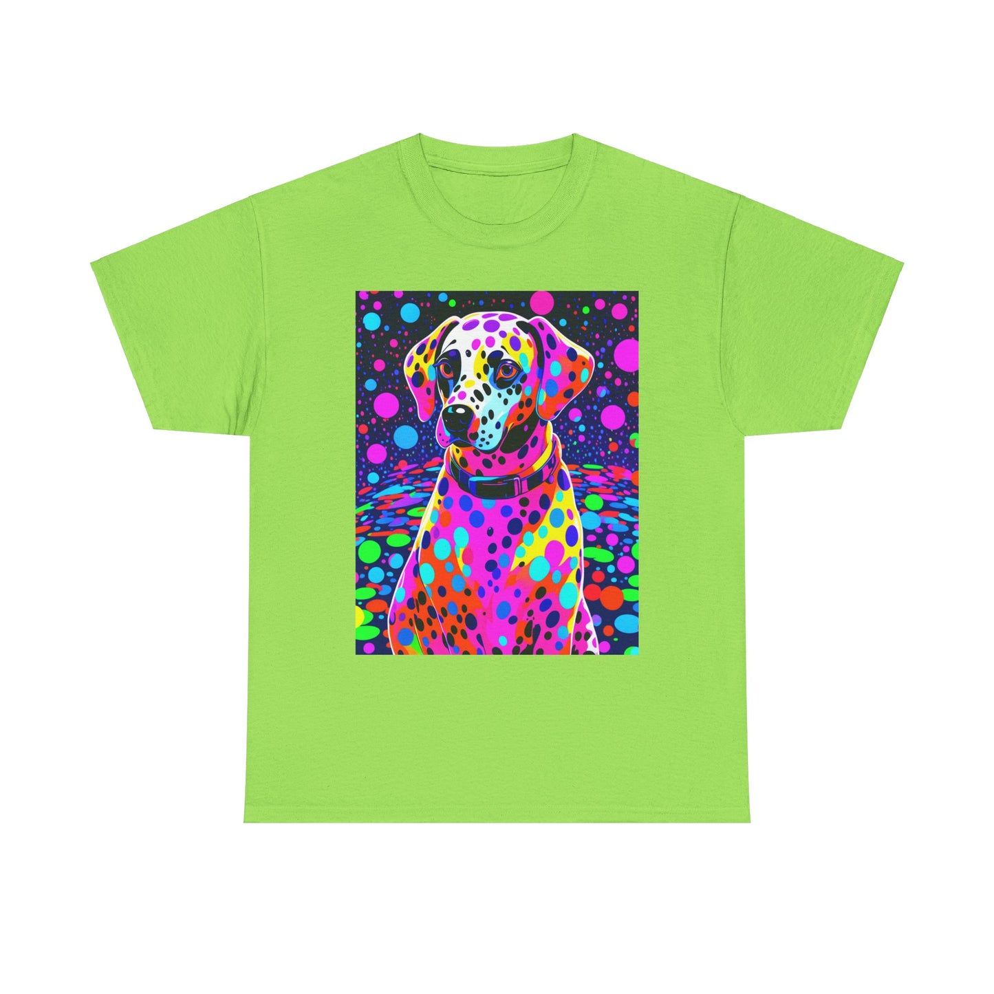 Neon Polka-Dot Dalmatian Tee