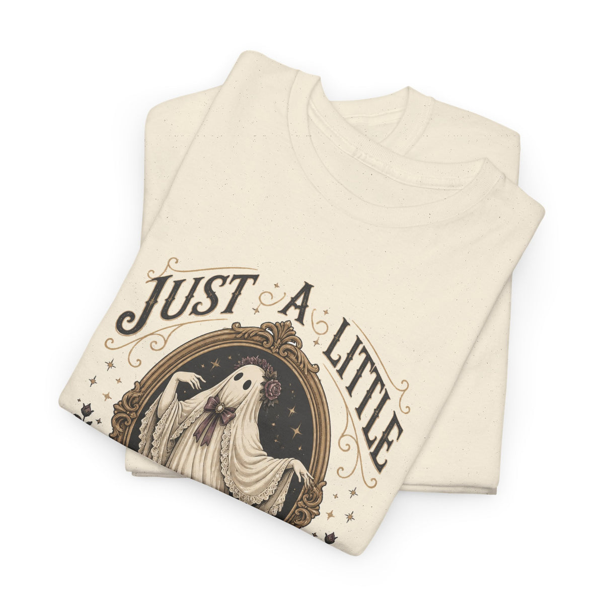 Just A Little Dramatic Ghost T-Shirt Cute Vintage Halloween