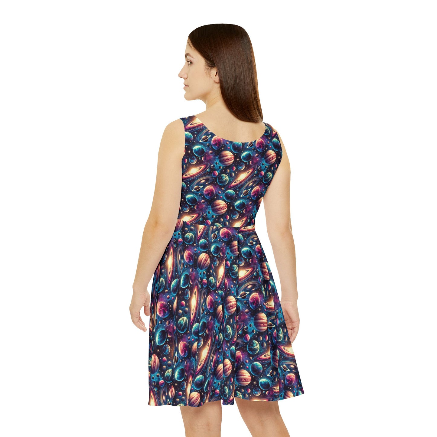 Space Women's Skater Dress (AOP)