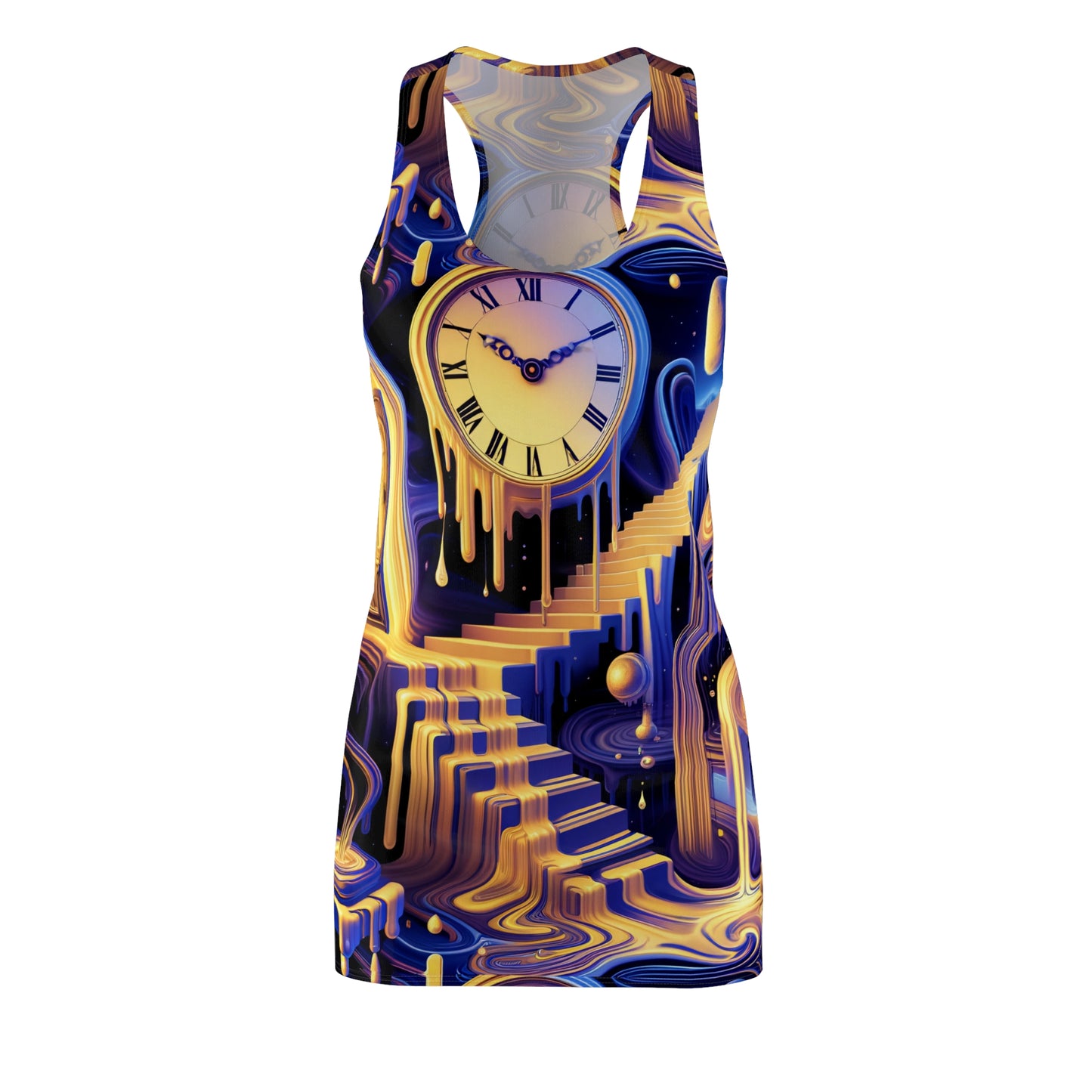 Women's Cut & Sew Racerback Dress (AOP)