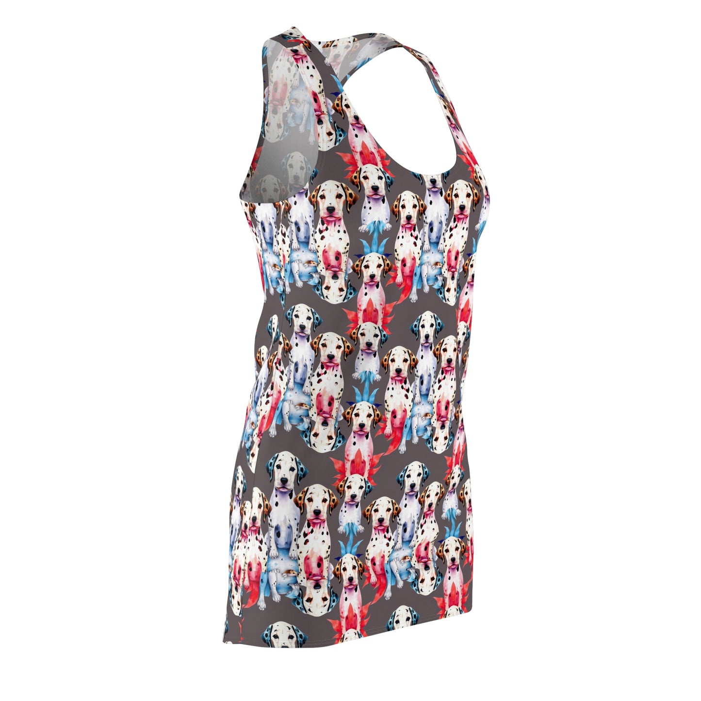 Women's Cut & Sew Racerback Dress (AOP)