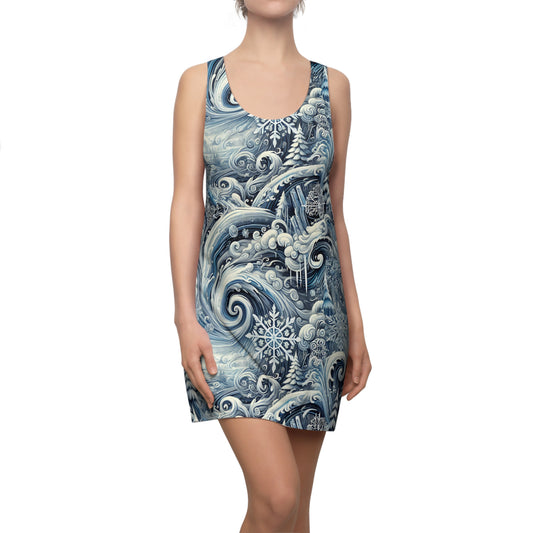 Racerback Dress - Polar Vortex Design