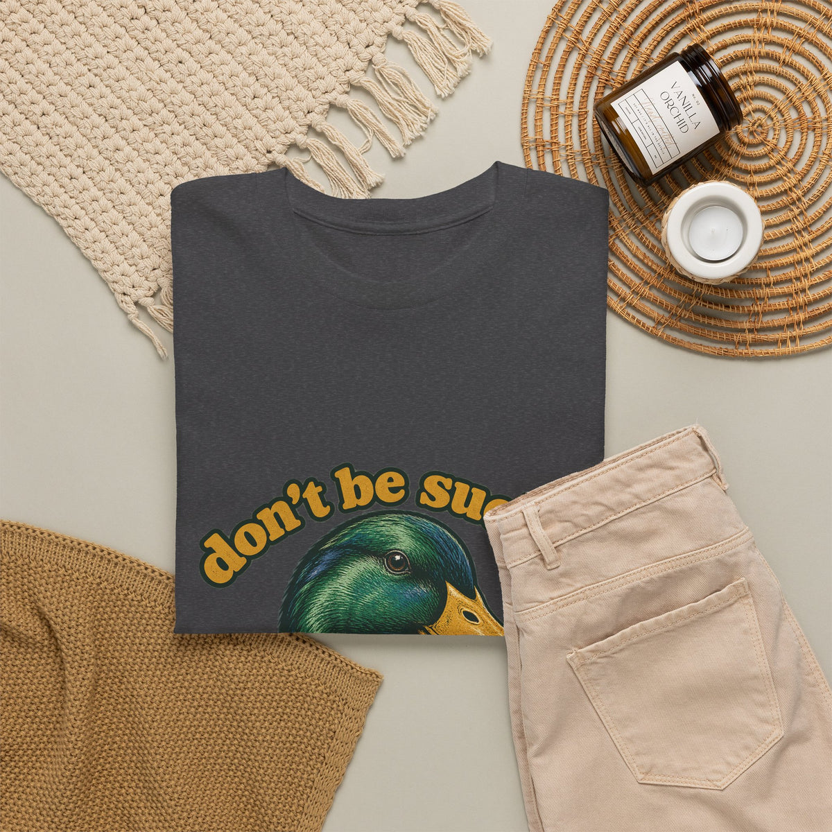 Don't Be Such a Duck Head Mallard Tee Funny Duck Shirt