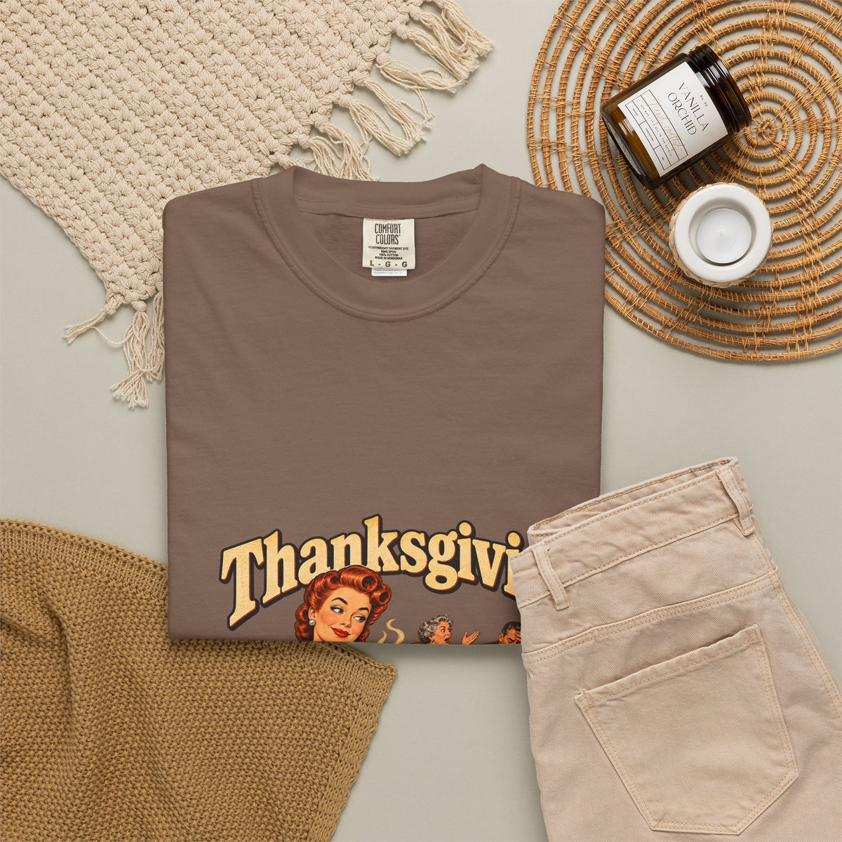 Thanksgiving Family Dysfunction Since 1863 Funny Tee Retro Housewife Turkey Vintage Holiday Dinner Shirt
