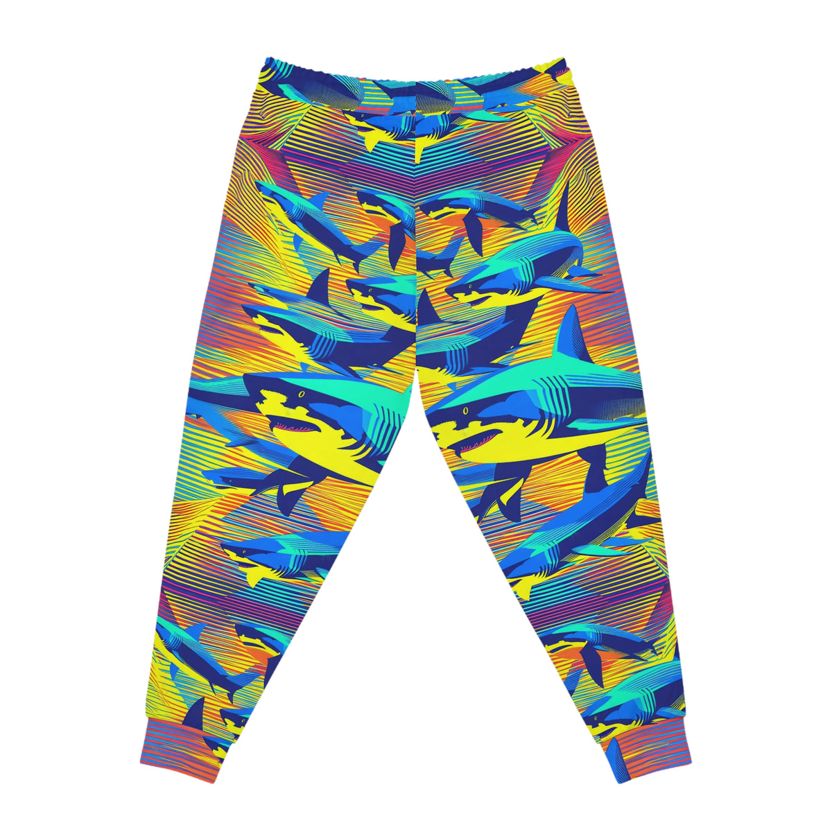 Shark Print Athletic Joggers Unisex Ocean Shark Lover Gift