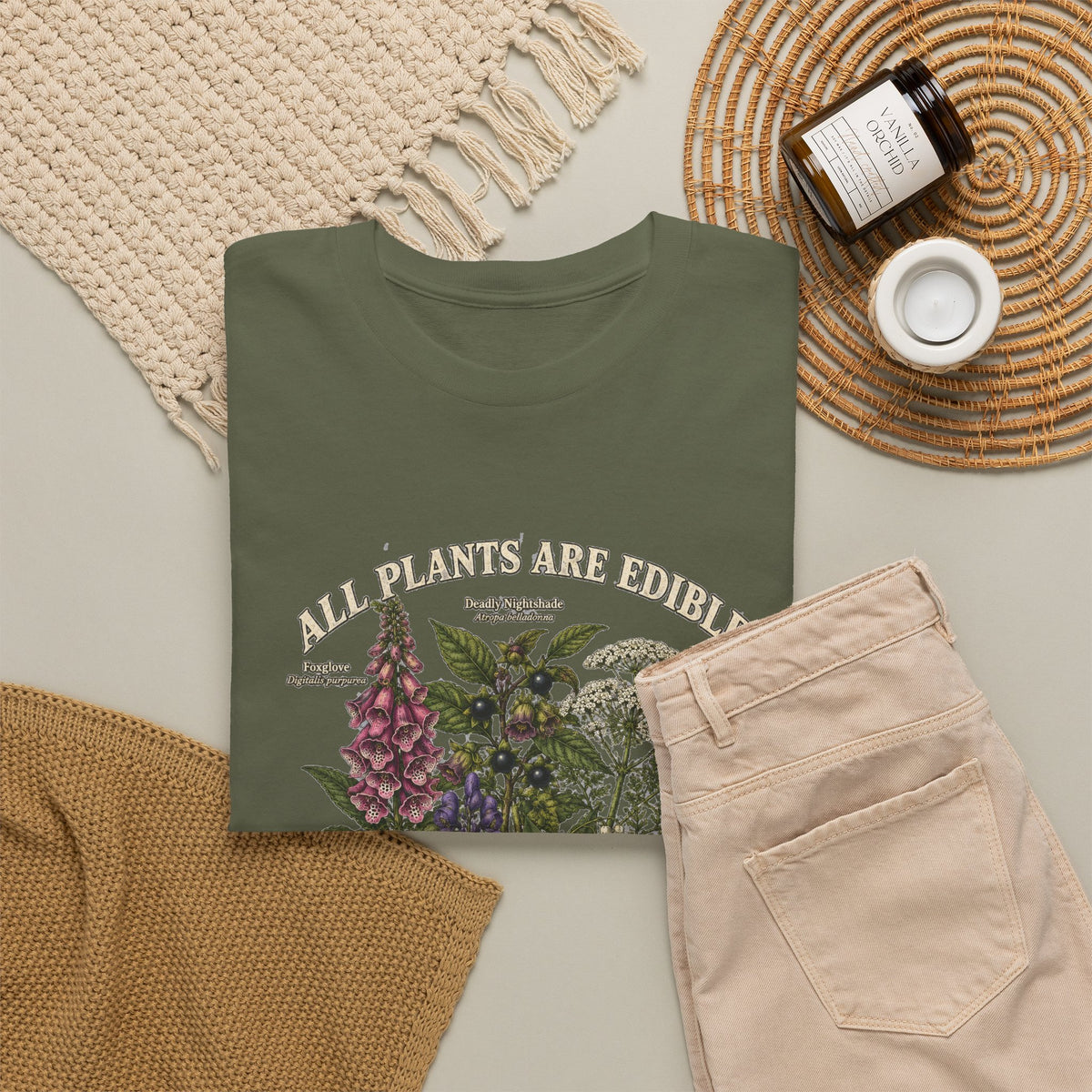 All Plants Are Edible Some Only Once T-Shirt Funny Poisonous Botanical Tee