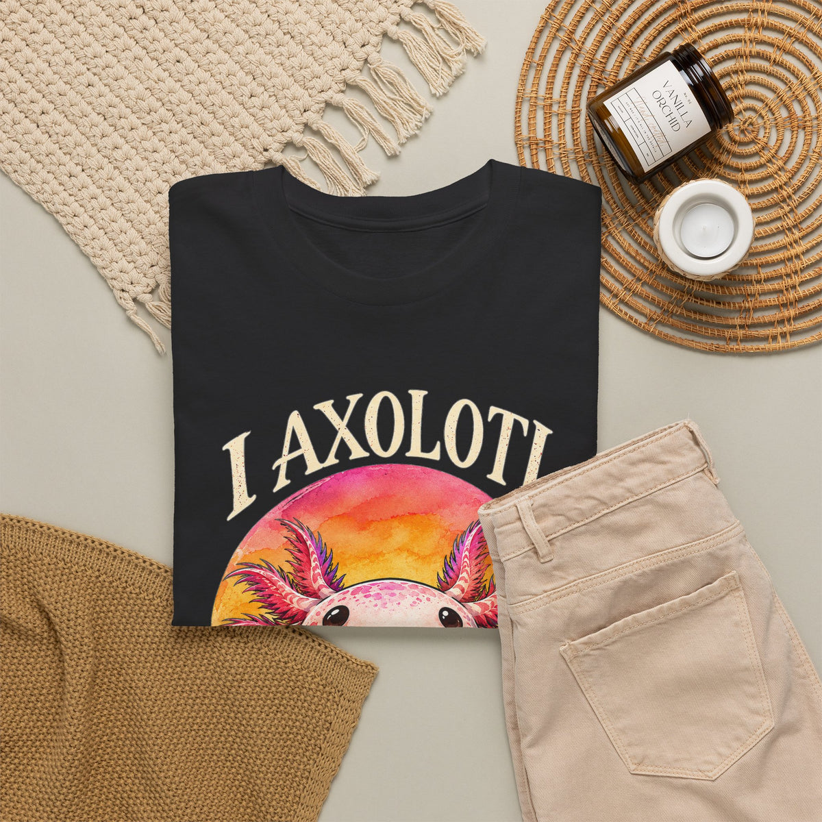 I Axolotl Questions T-Shirt Funny Axolotl Pun Peeking Amphibian Tee