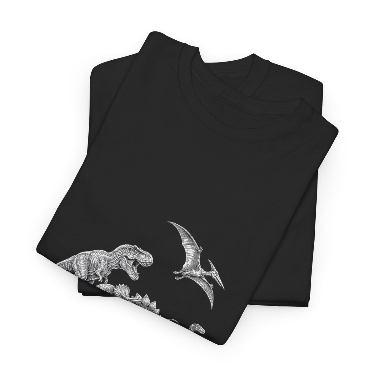 Dinosaurs Abbey Road T-Shirt Funny Dino Crossing Woodcut Parody Tee