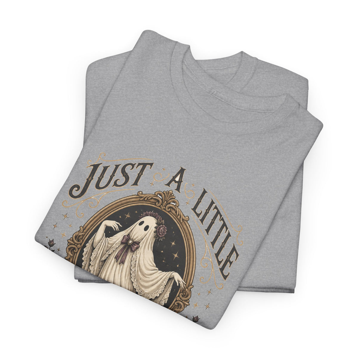 Just A Little Dramatic Ghost T-Shirt Cute Vintage Halloween