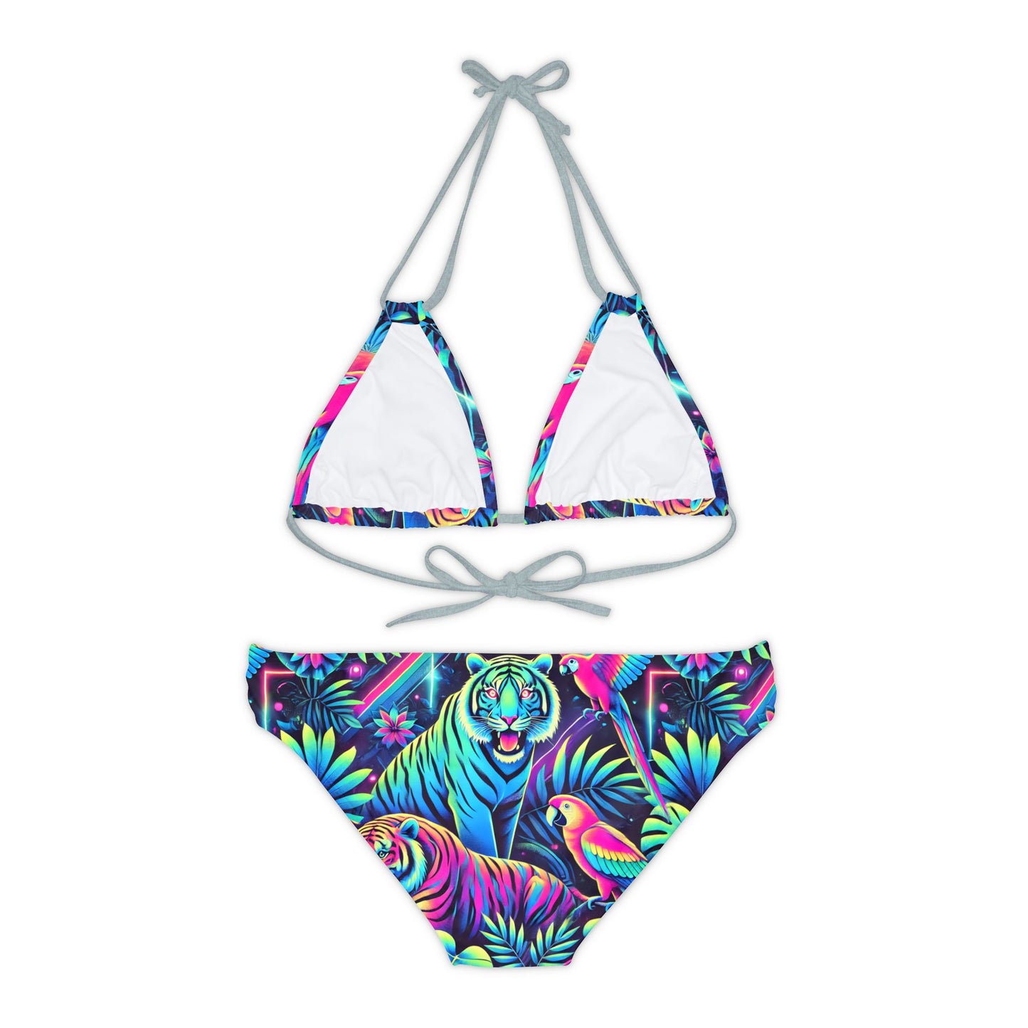 Strappy Bikini Set (AOP)