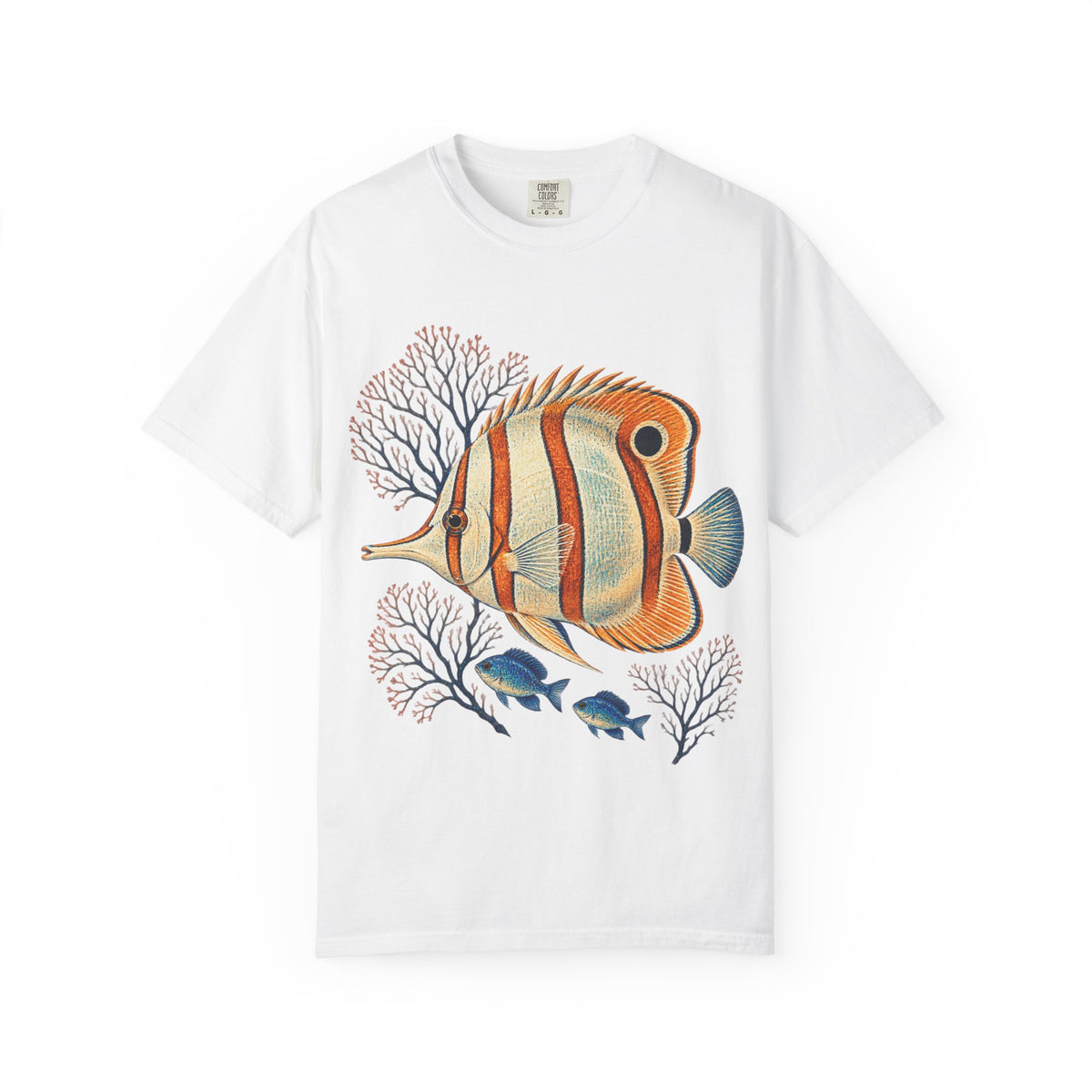 Copperband Butterflyfish Reef Tee Coral Reef Saltwater Aquarium Tropical Fish Shirt