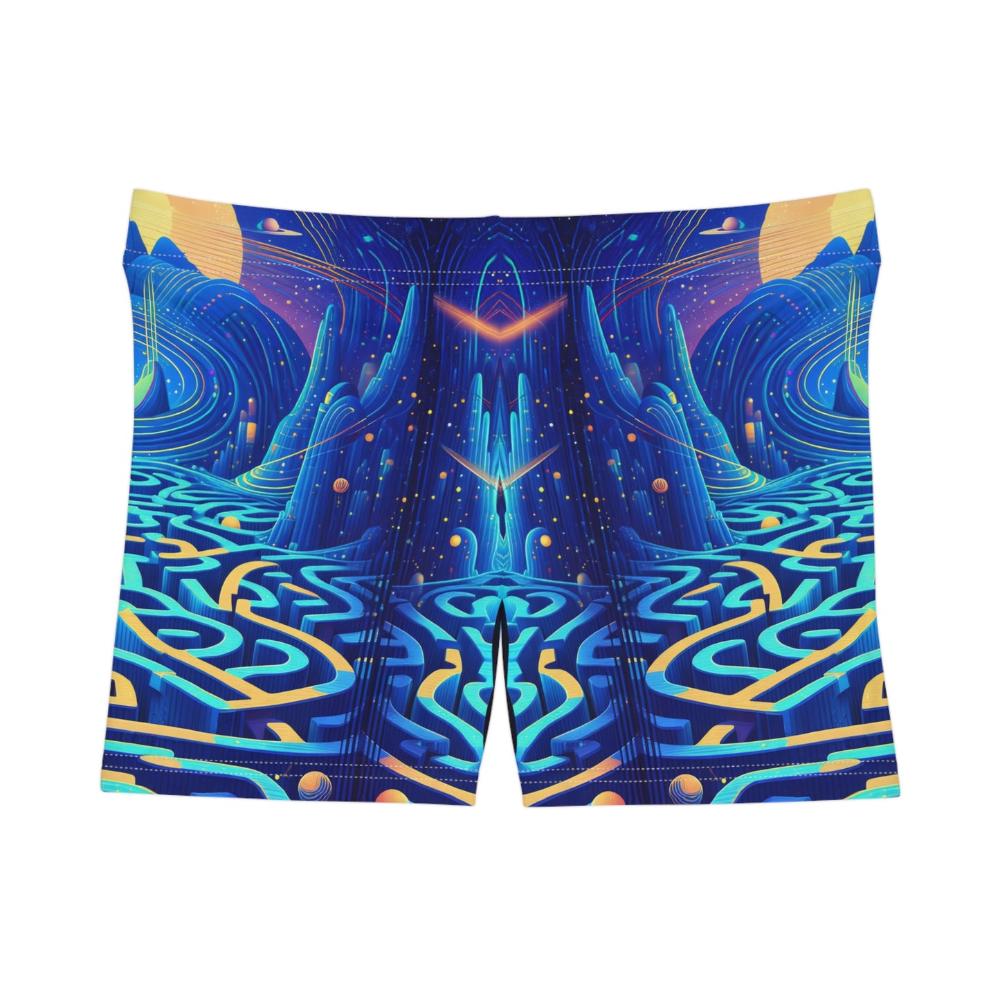 Shorts - Maze Cat Design for Women