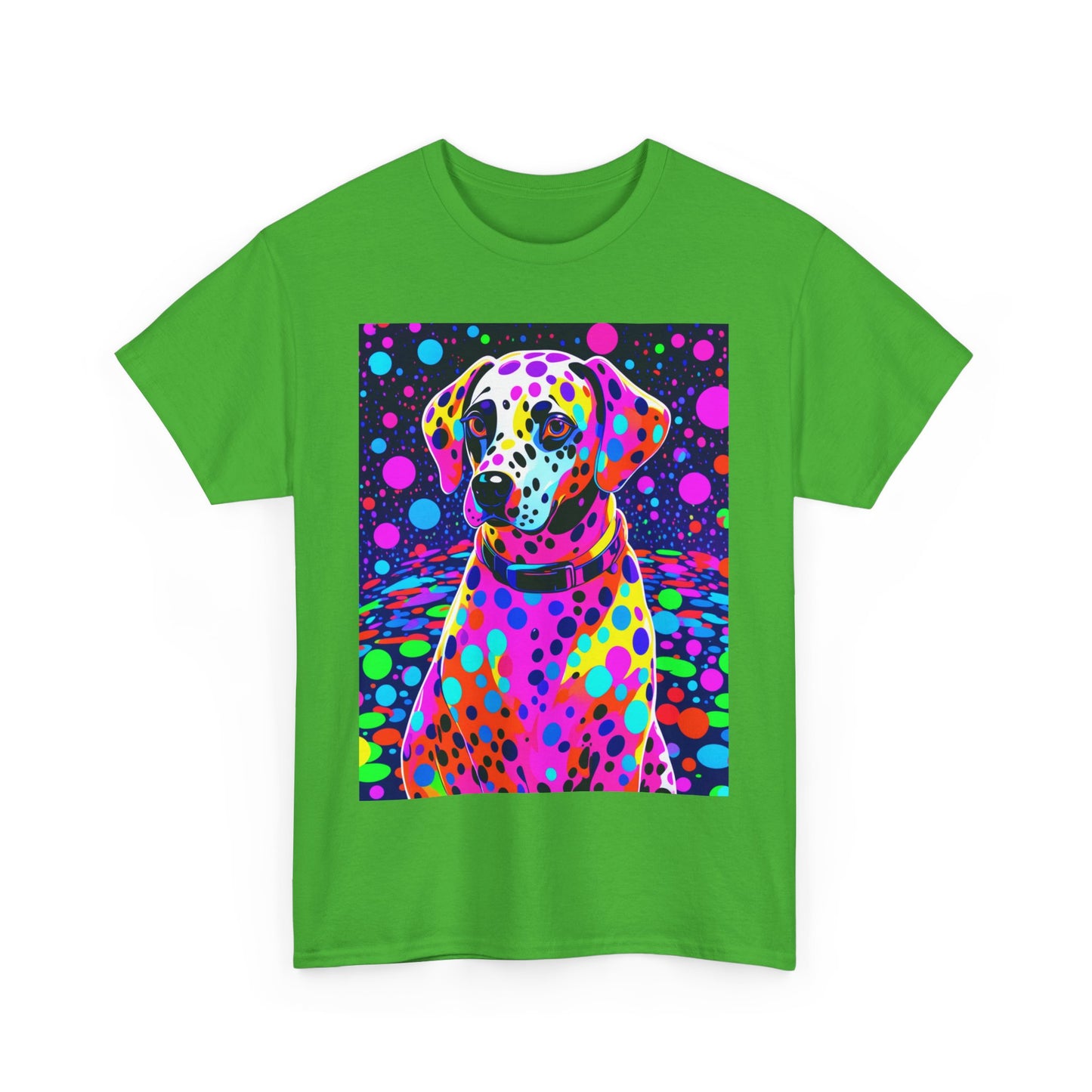 Neon Polka-Dot Dalmatian Tee