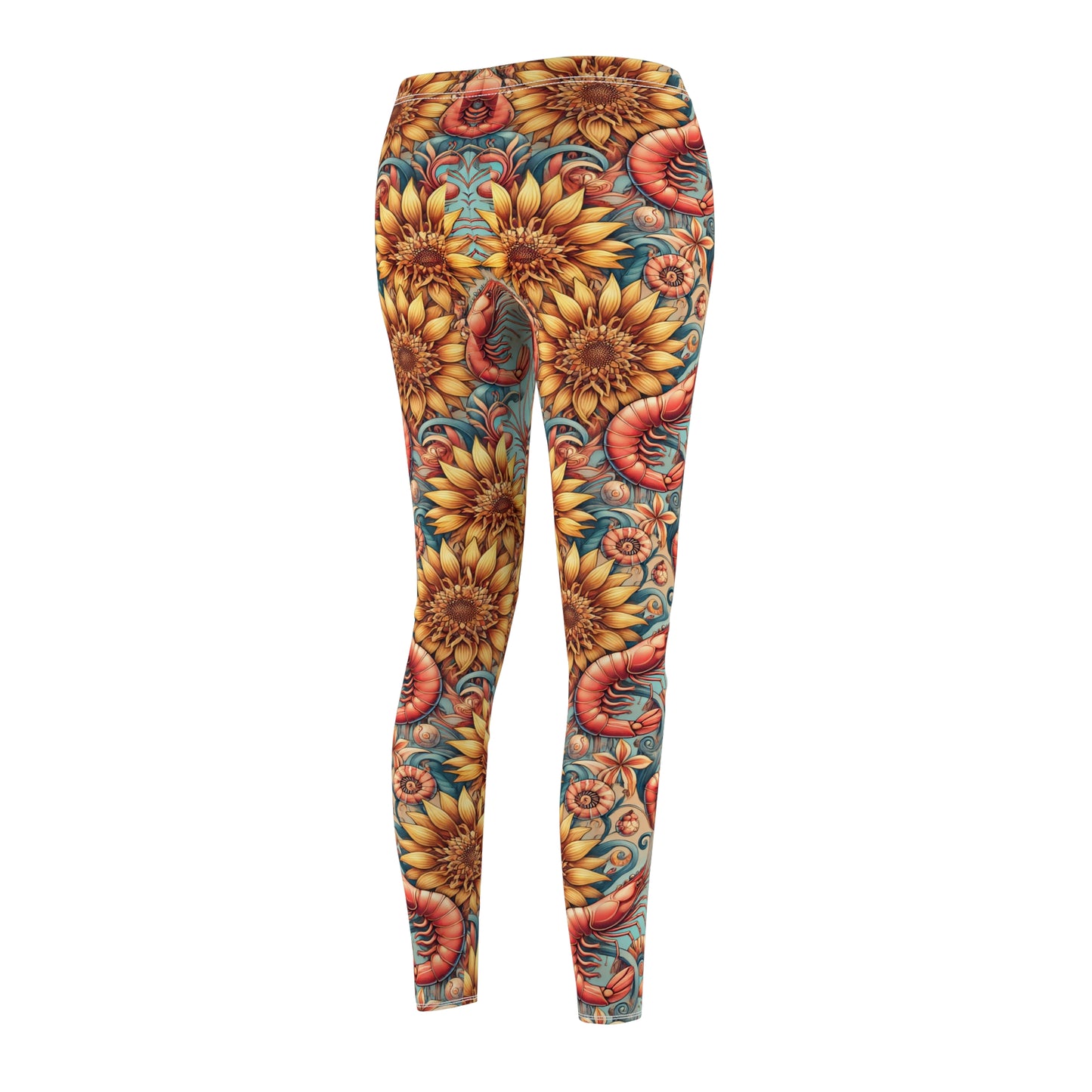 Women's Cut & Sew Casual Leggings (AOP)