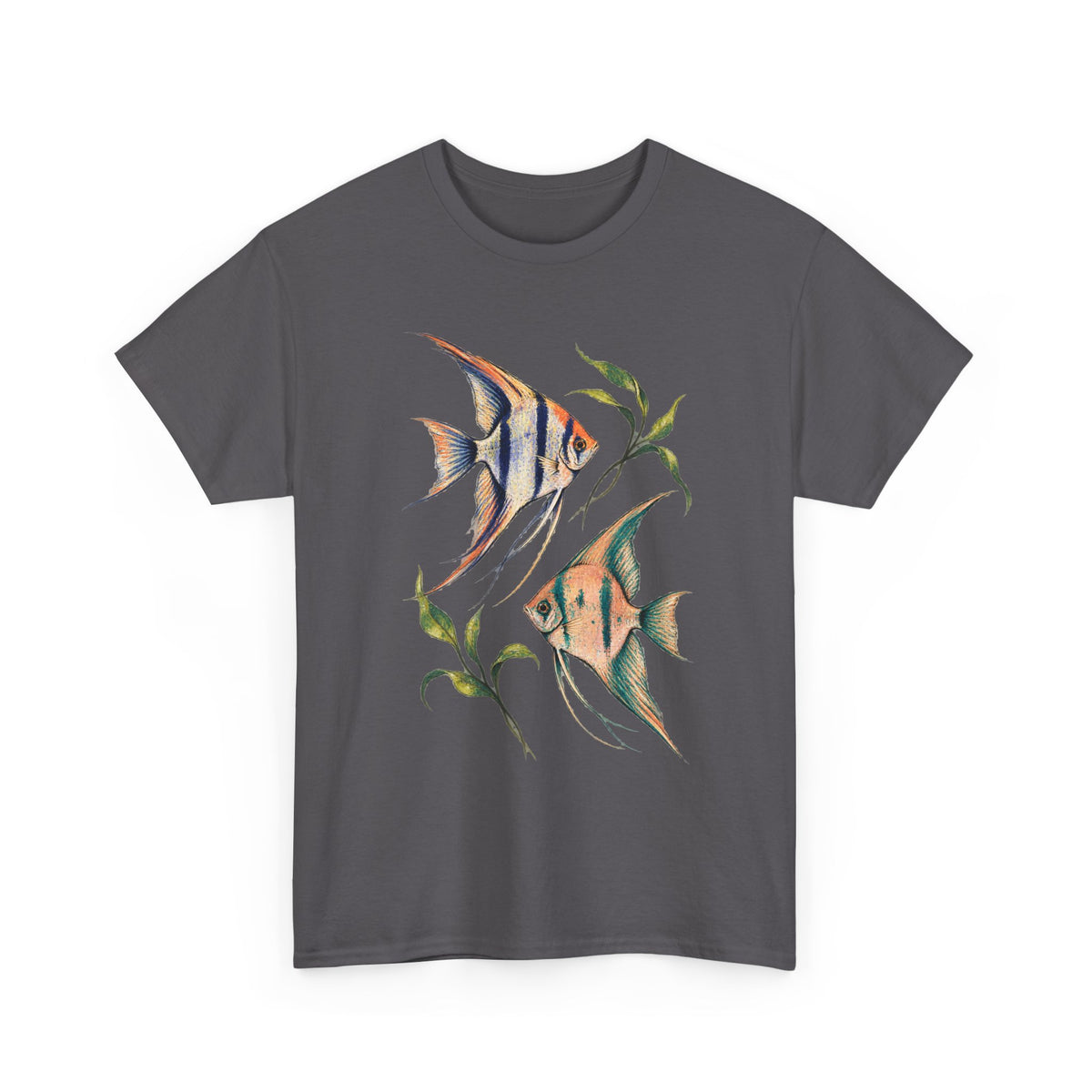 Angelfish Pair Tee Freshwater Angelfish Tropical Aquarium Fishkeeping Shirt
