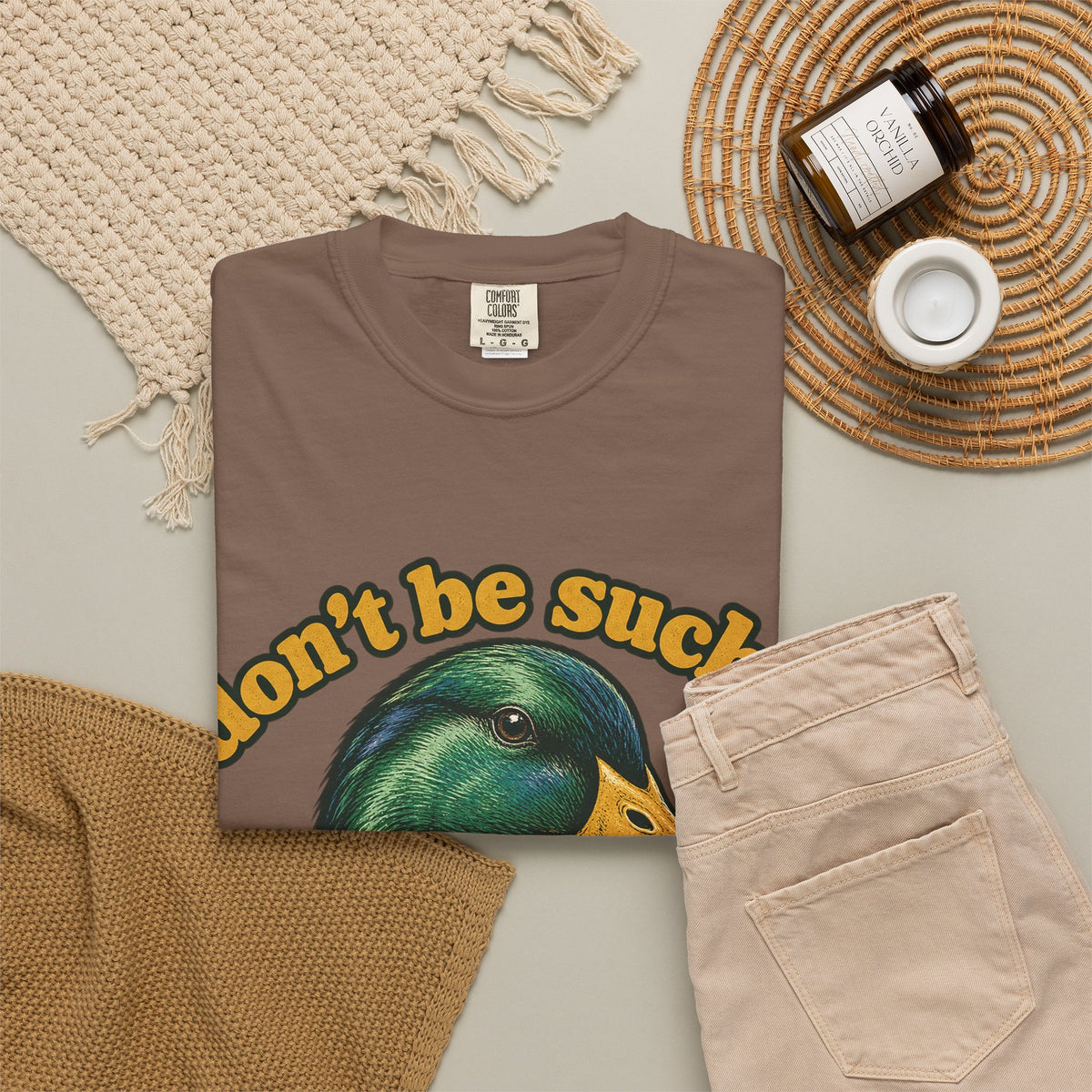 Don't Be Such a Duck Head Mallard Tee Funny Duck Shirt
