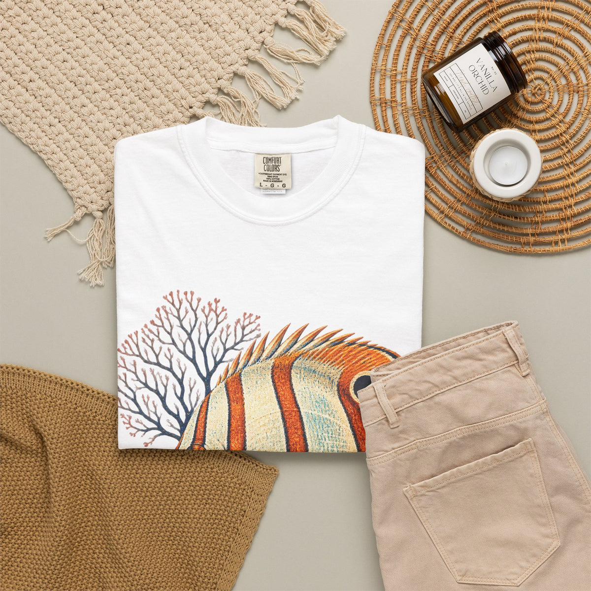 Copperband Butterflyfish Reef Tee Coral Reef Saltwater Aquarium Tropical Fish Shirt