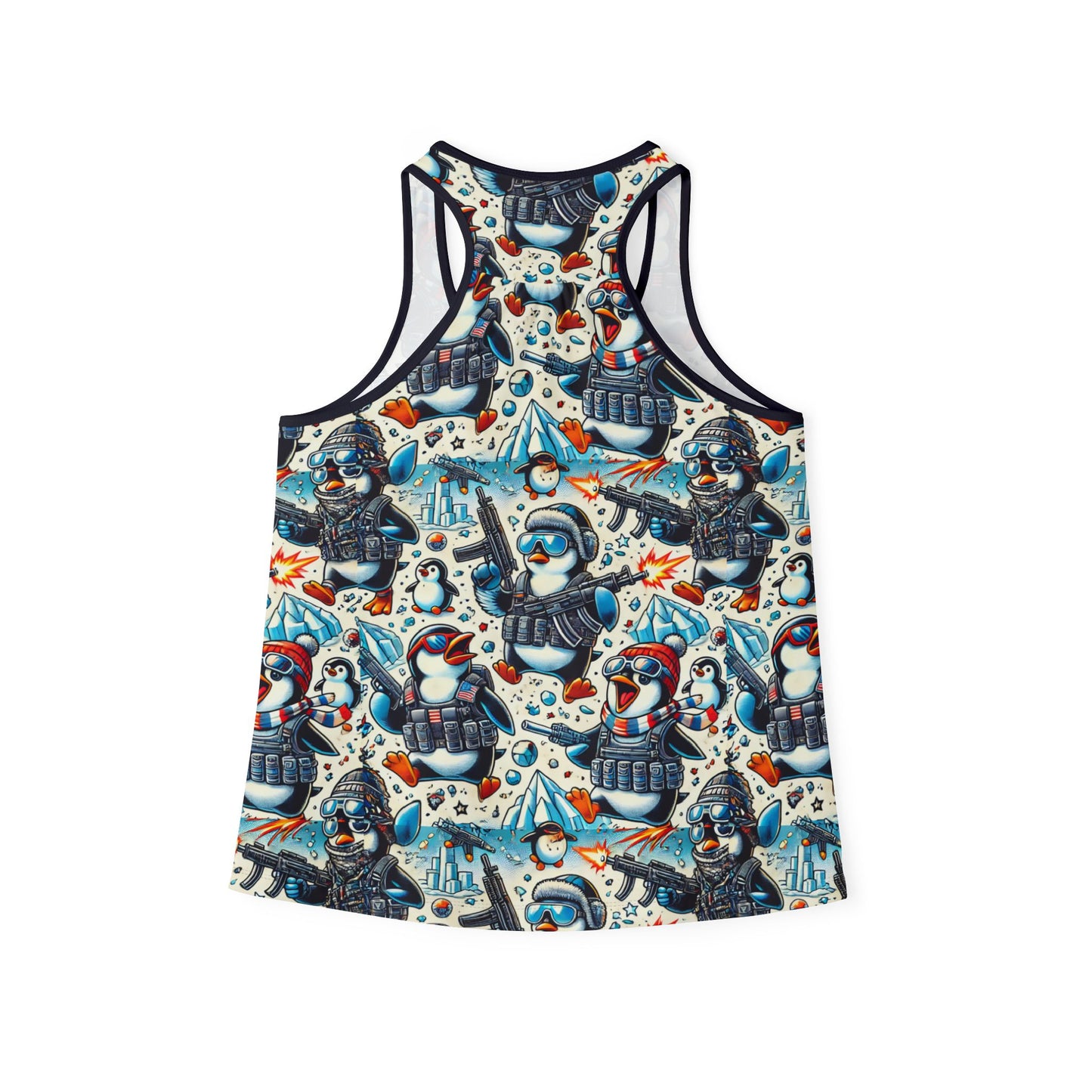 Tank Top - Penguins with Guns Women's Fashion Shirt