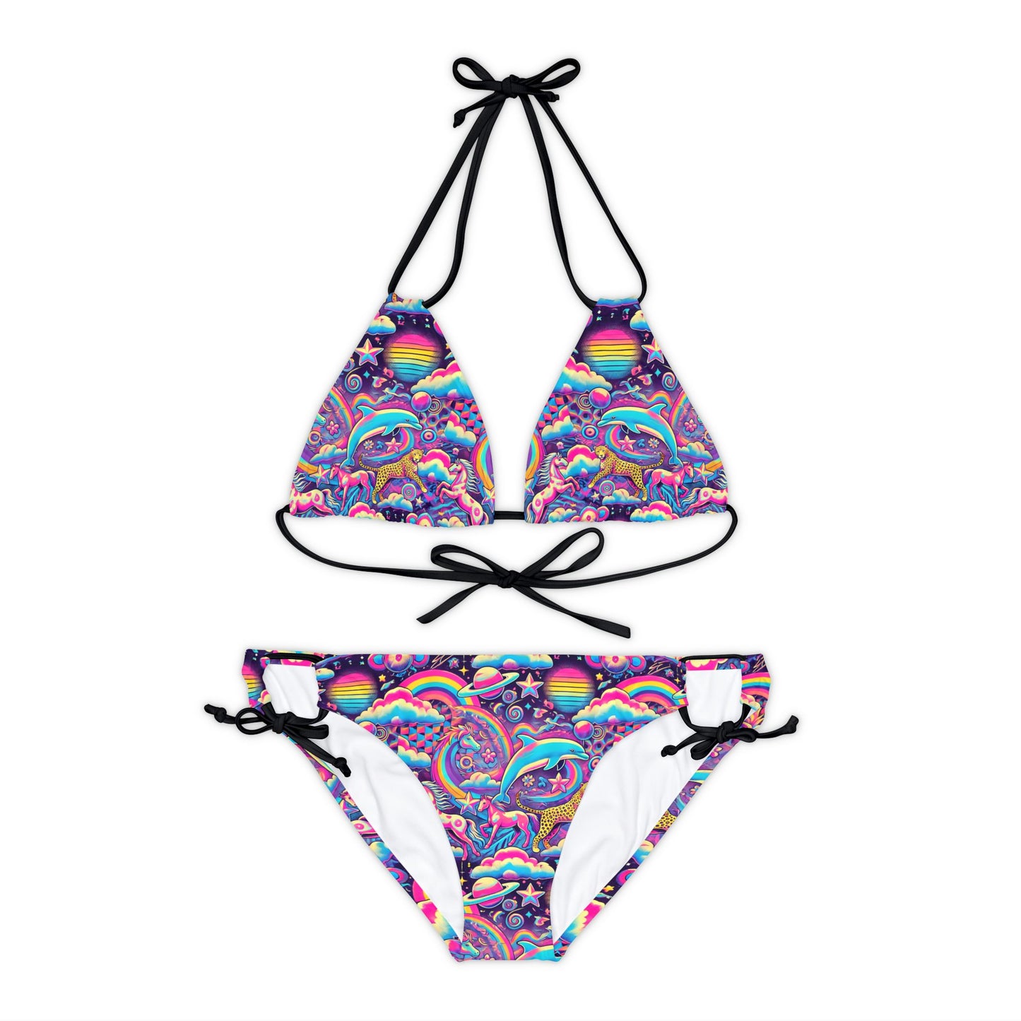 Strappy Bikini Set (AOP)