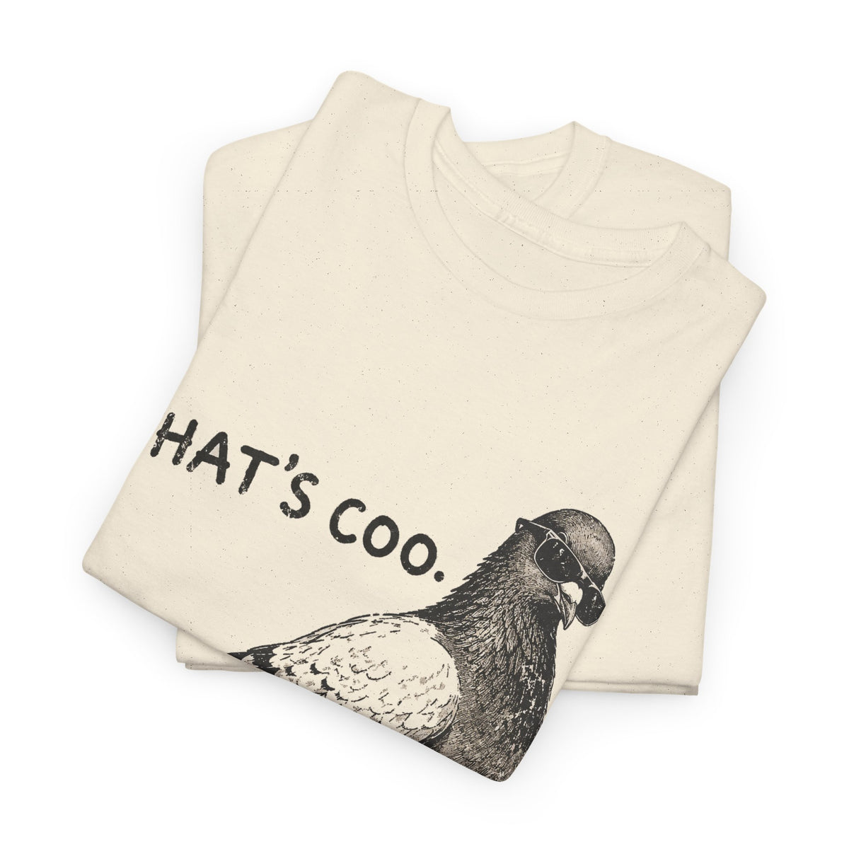 Thats Coo Pigeon T-Shirt Funny Bird Pun Sketch