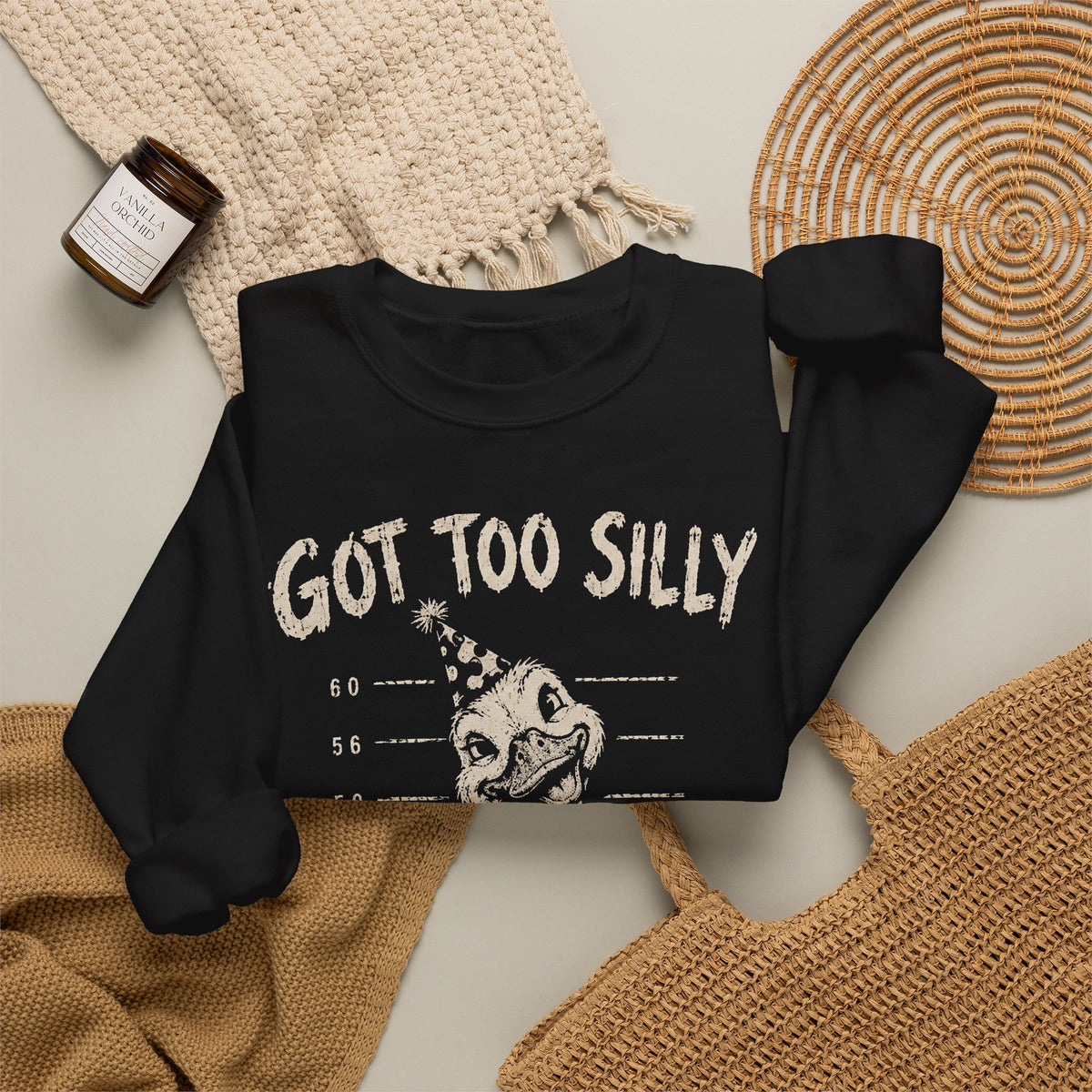 Got Too Silly Goose Mugshot Sweatshirt Funny Silly Goose