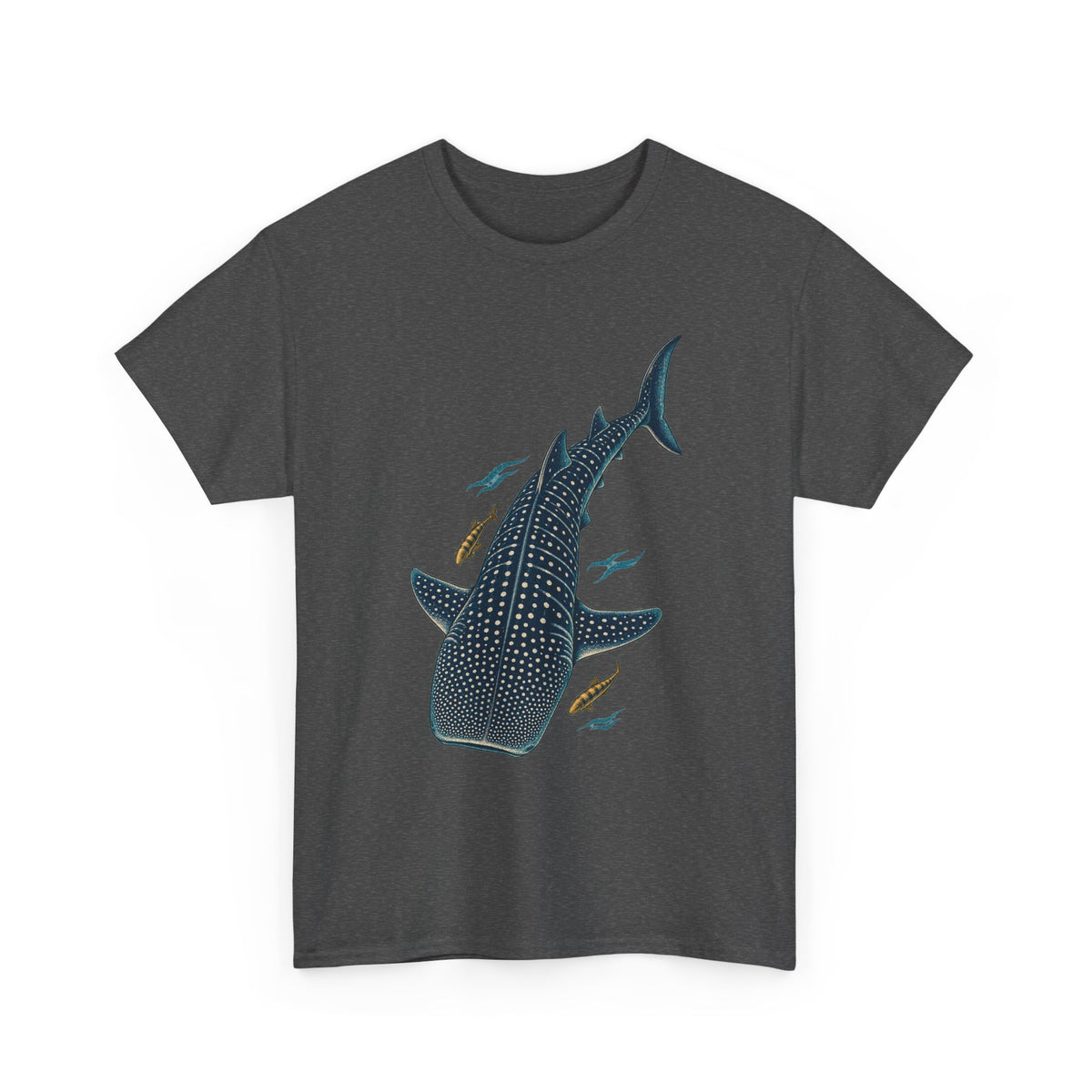 Whale Shark Pilot Fish T-Shirt Ocean Spotty Shark Tee
