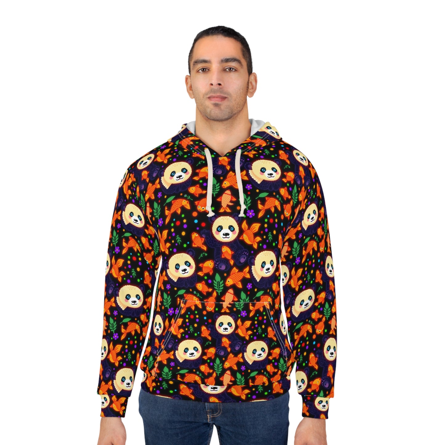 Panda Unisex Pullover Hoodie (AOP)