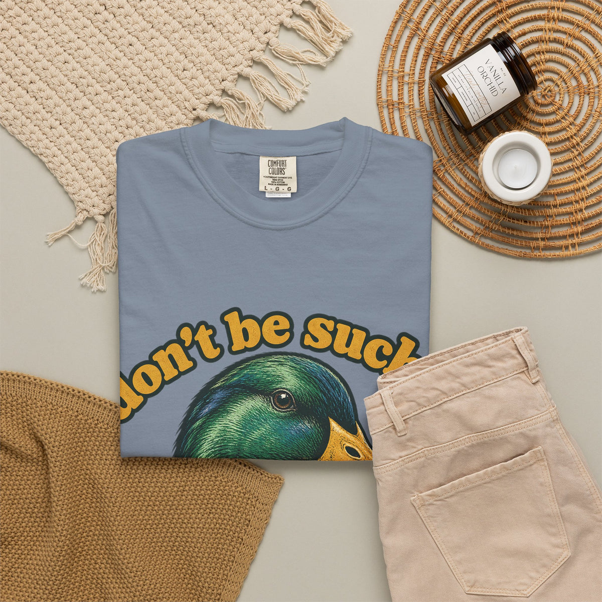 Don't Be Such a Duck Head Mallard Tee Funny Duck Shirt