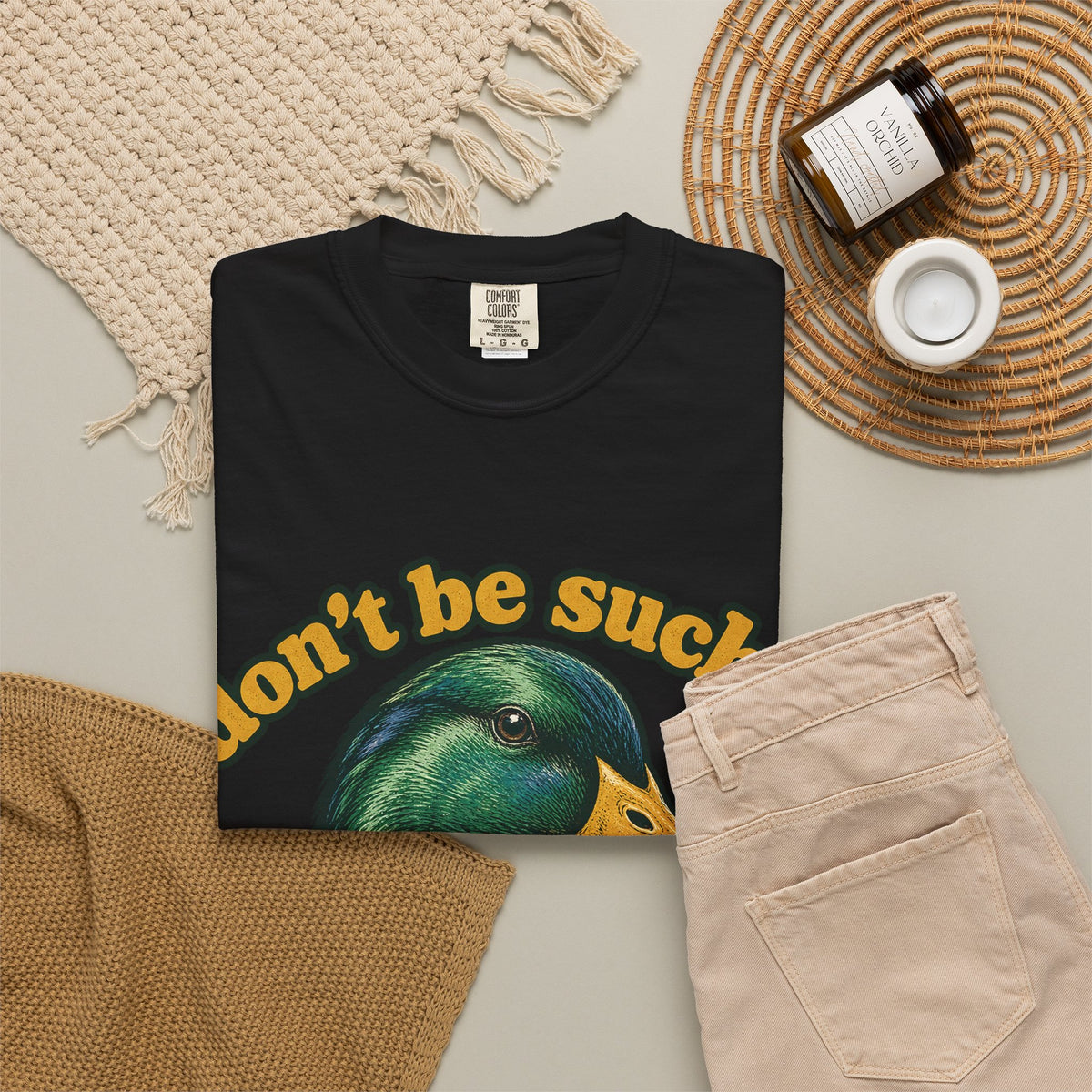 Don't Be Such a Duck Head Mallard Tee Funny Duck Shirt