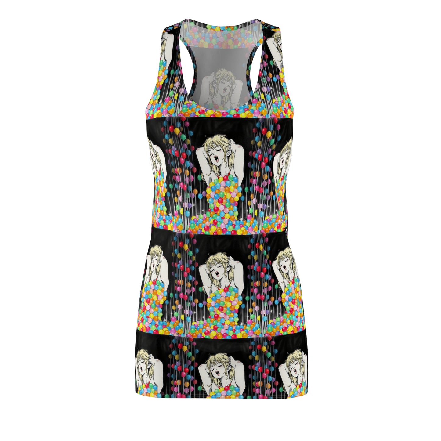 Women's Cut & Sew Racerback Dress (AOP)