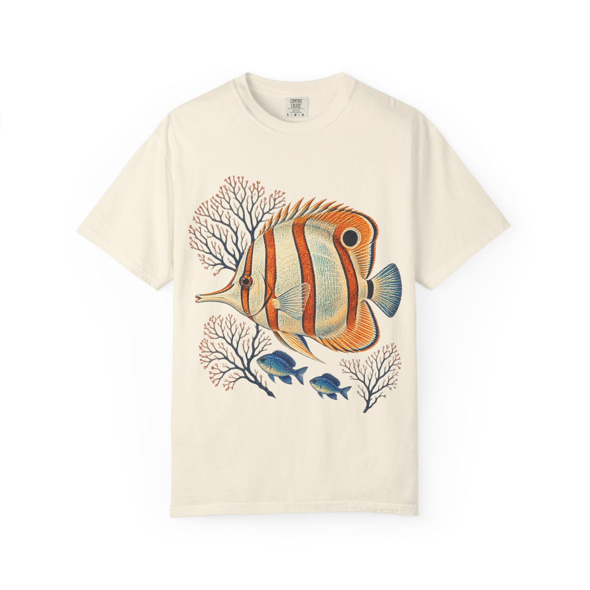 Copperband Butterflyfish Reef Tee Coral Reef Saltwater Aquarium Tropical Fish Shirt