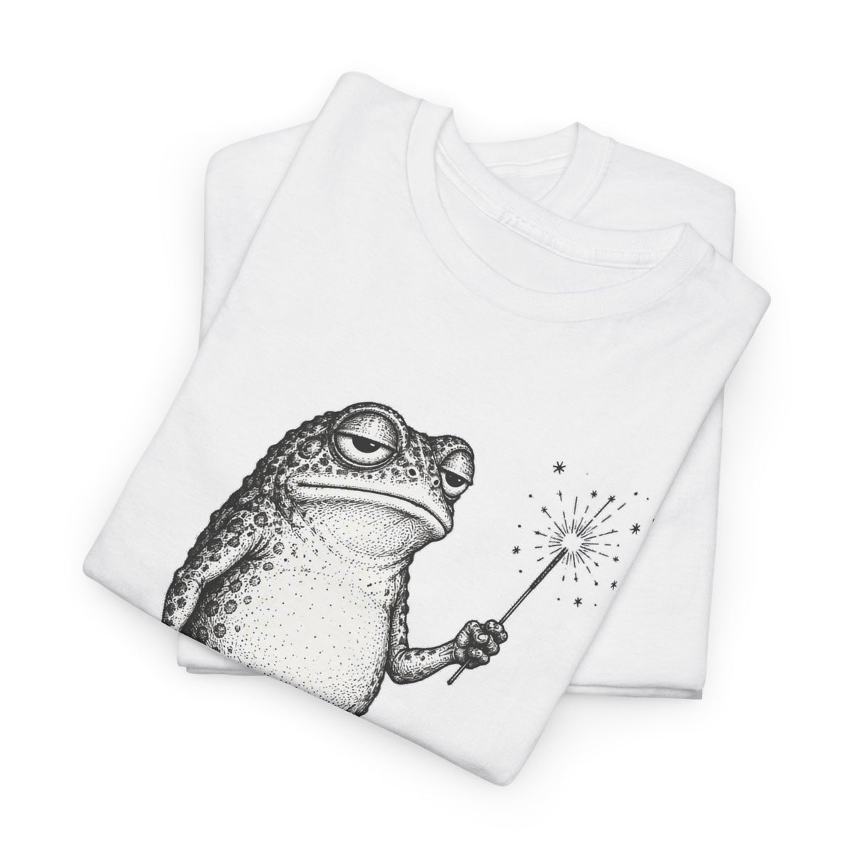 Participating Toad T-Shirt Funny Grumpy Frog Sparkler Irony Tee