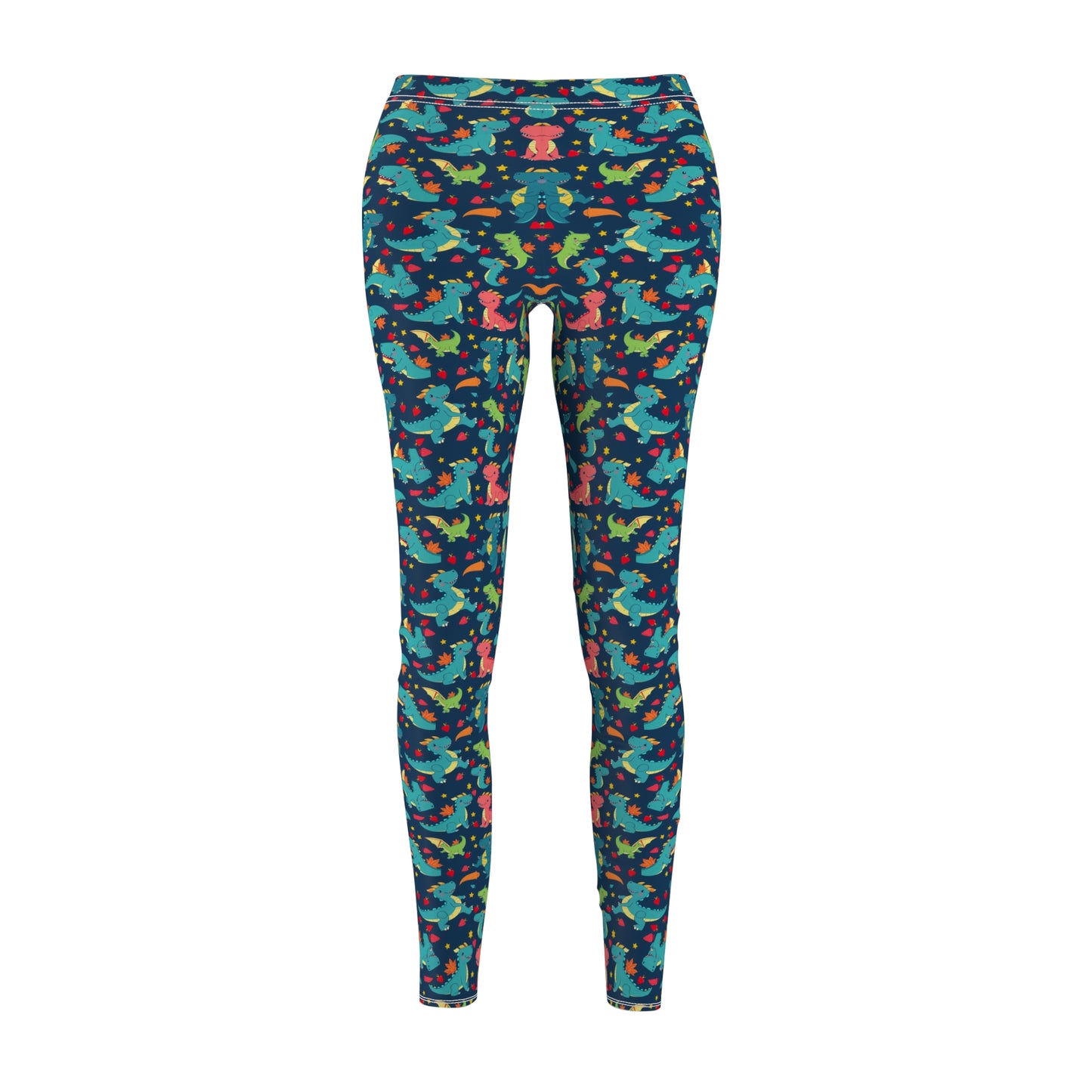 Leggings - Baby Cartoon Dragons Print