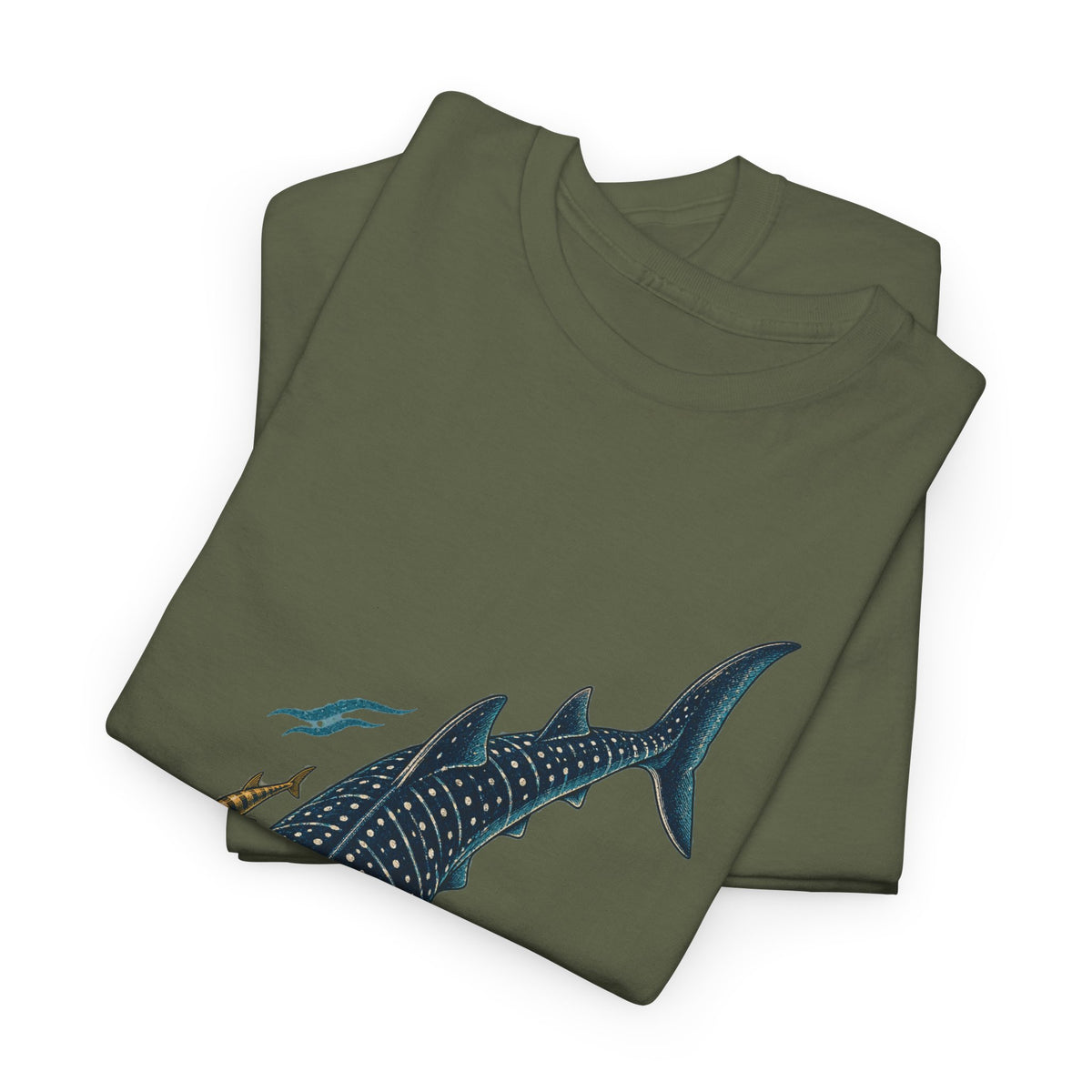 Whale Shark Pilot Fish T-Shirt Ocean Spotty Shark Tee