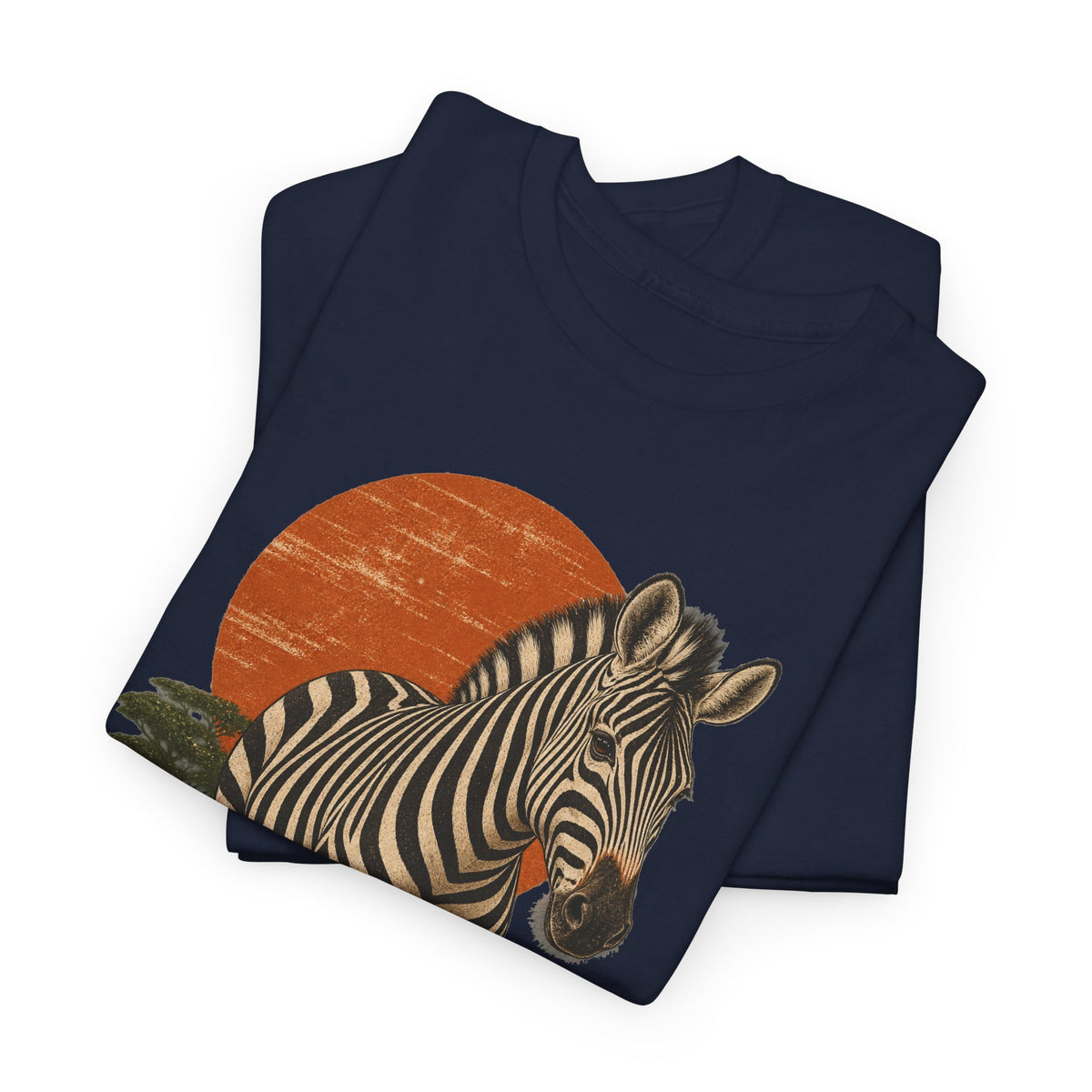 Zebra Acacia Sun T-Shirt African Savanna Wildlife Tee
