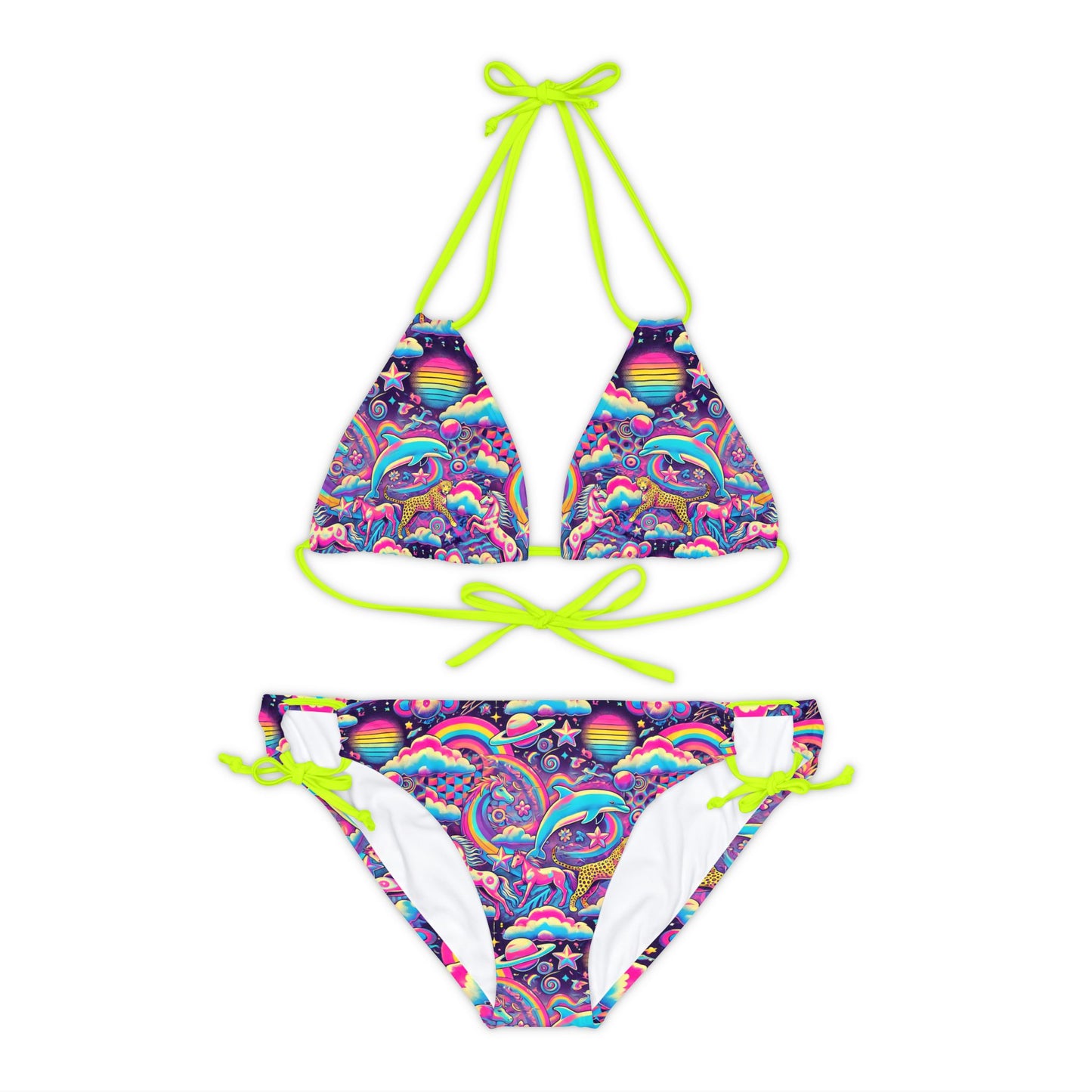 Strappy Bikini Set (AOP)