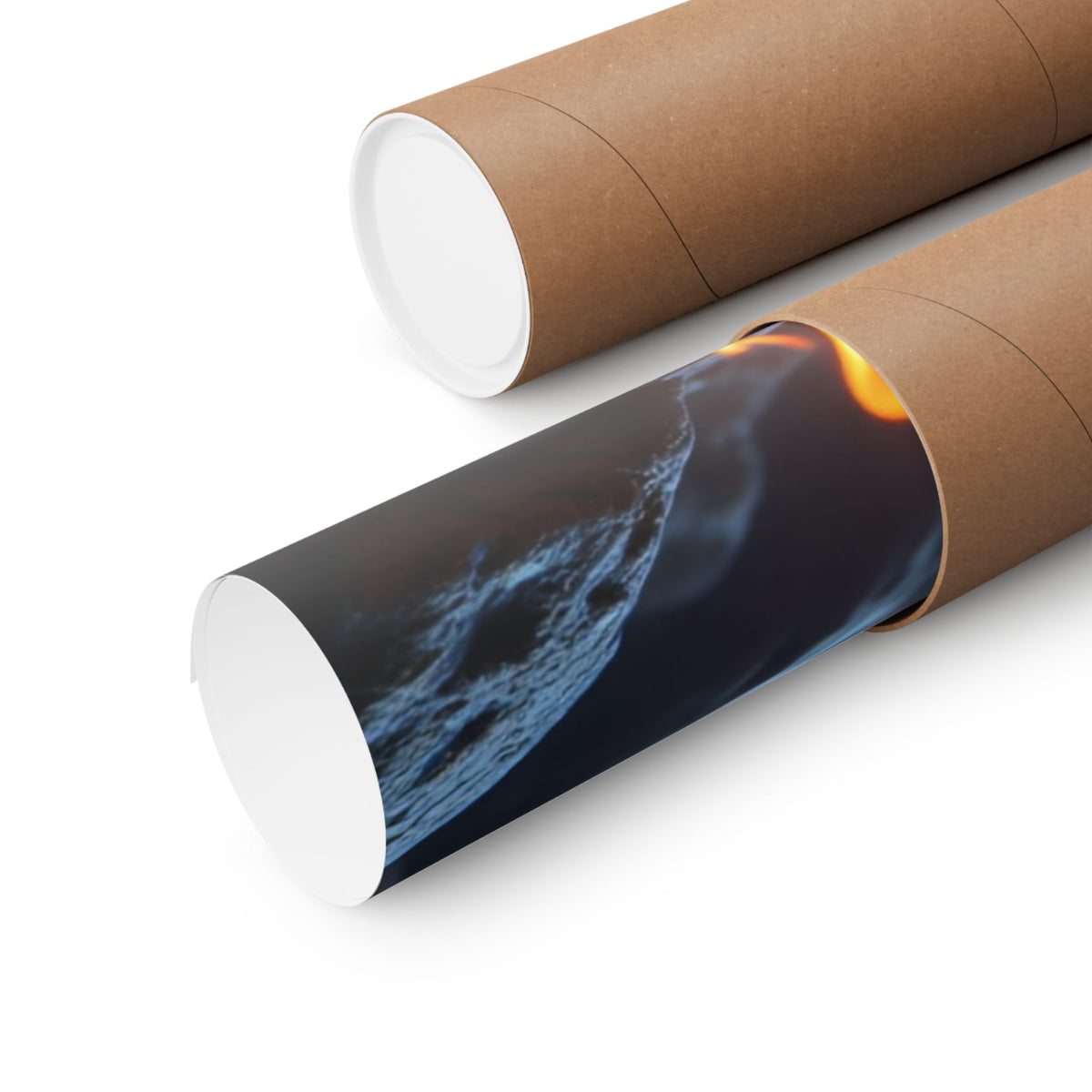Mystic Sorceress Blue Magic Poster Matte Vertical Wall Art