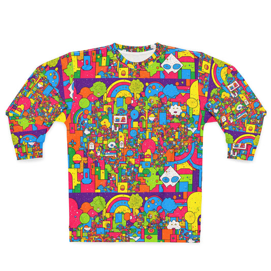 Trippy Neon Sweatshirt