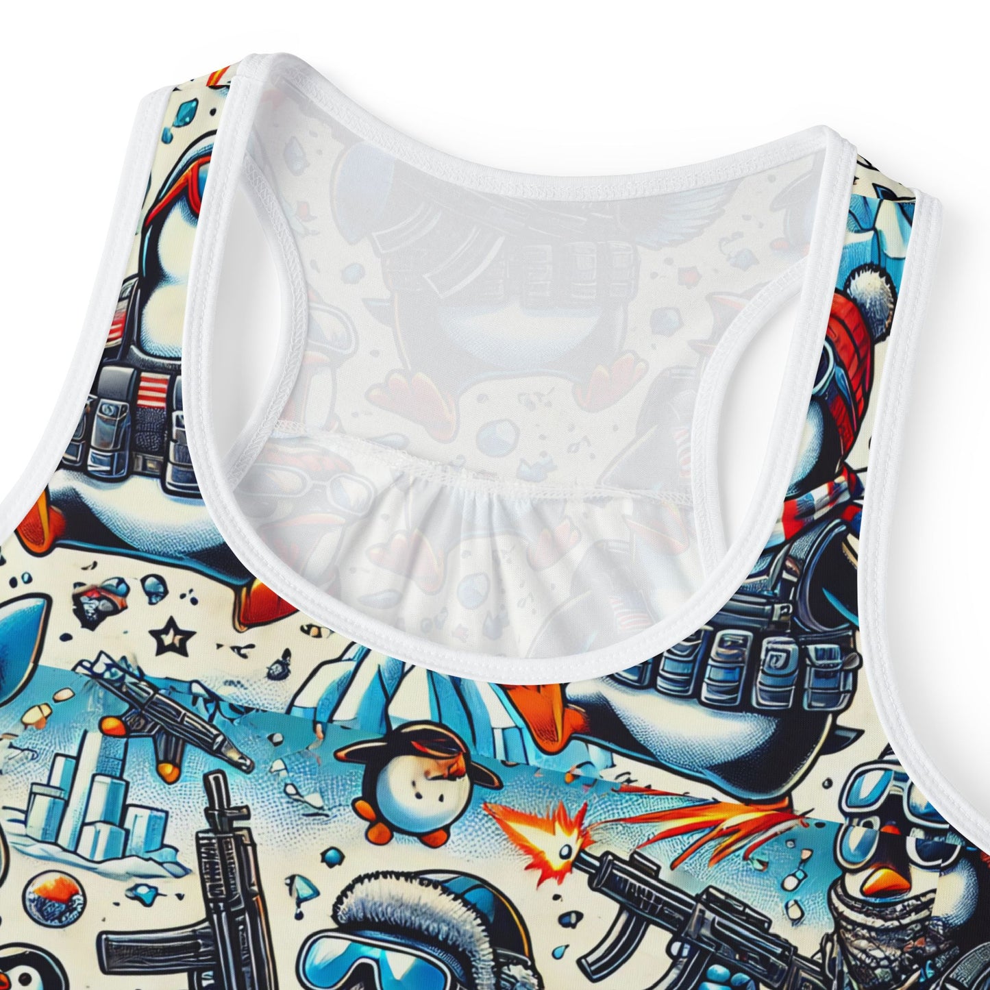 Tank Top - Penguins with Guns Women's Fashion Shirt