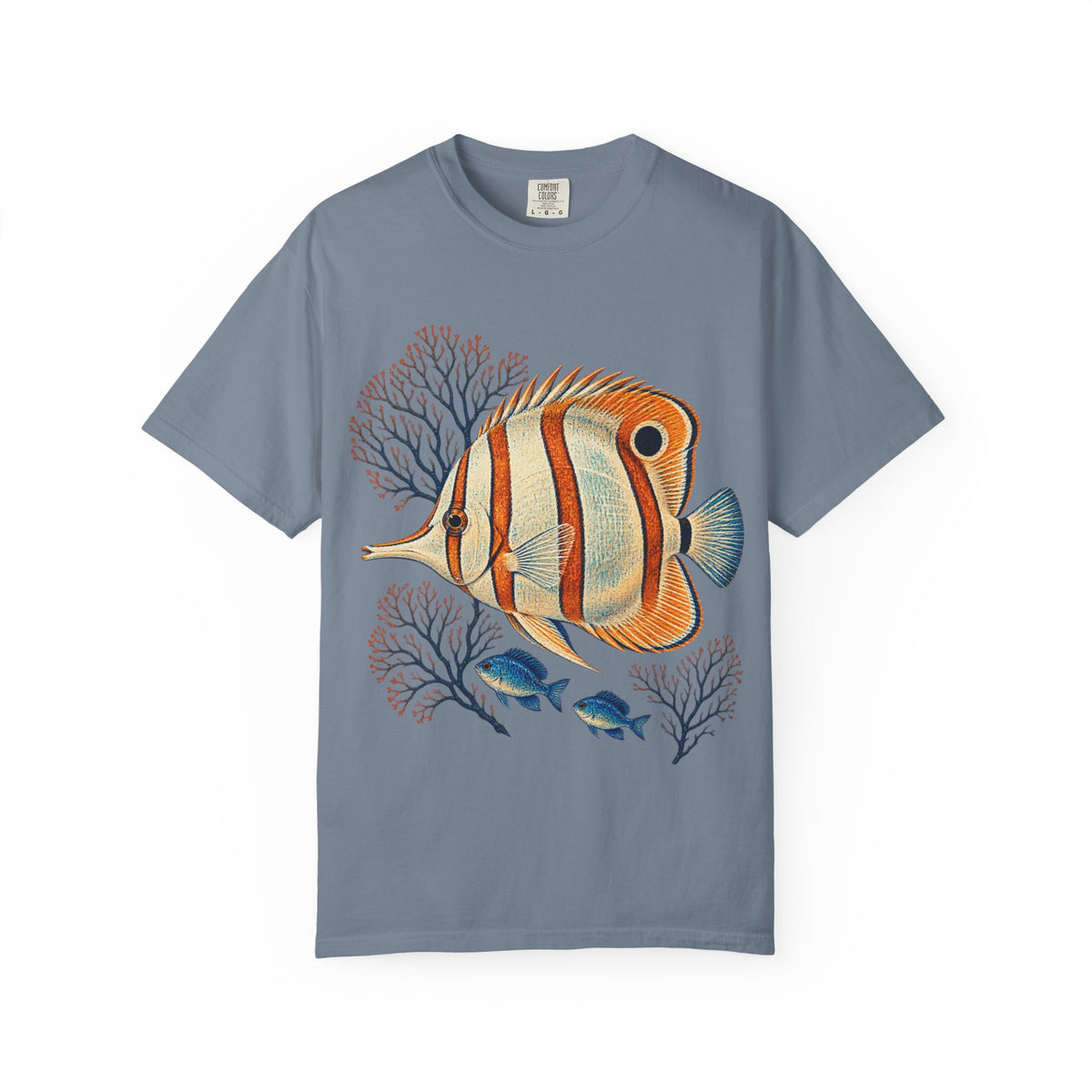 Copperband Butterflyfish Reef Tee Coral Reef Saltwater Aquarium Tropical Fish Shirt