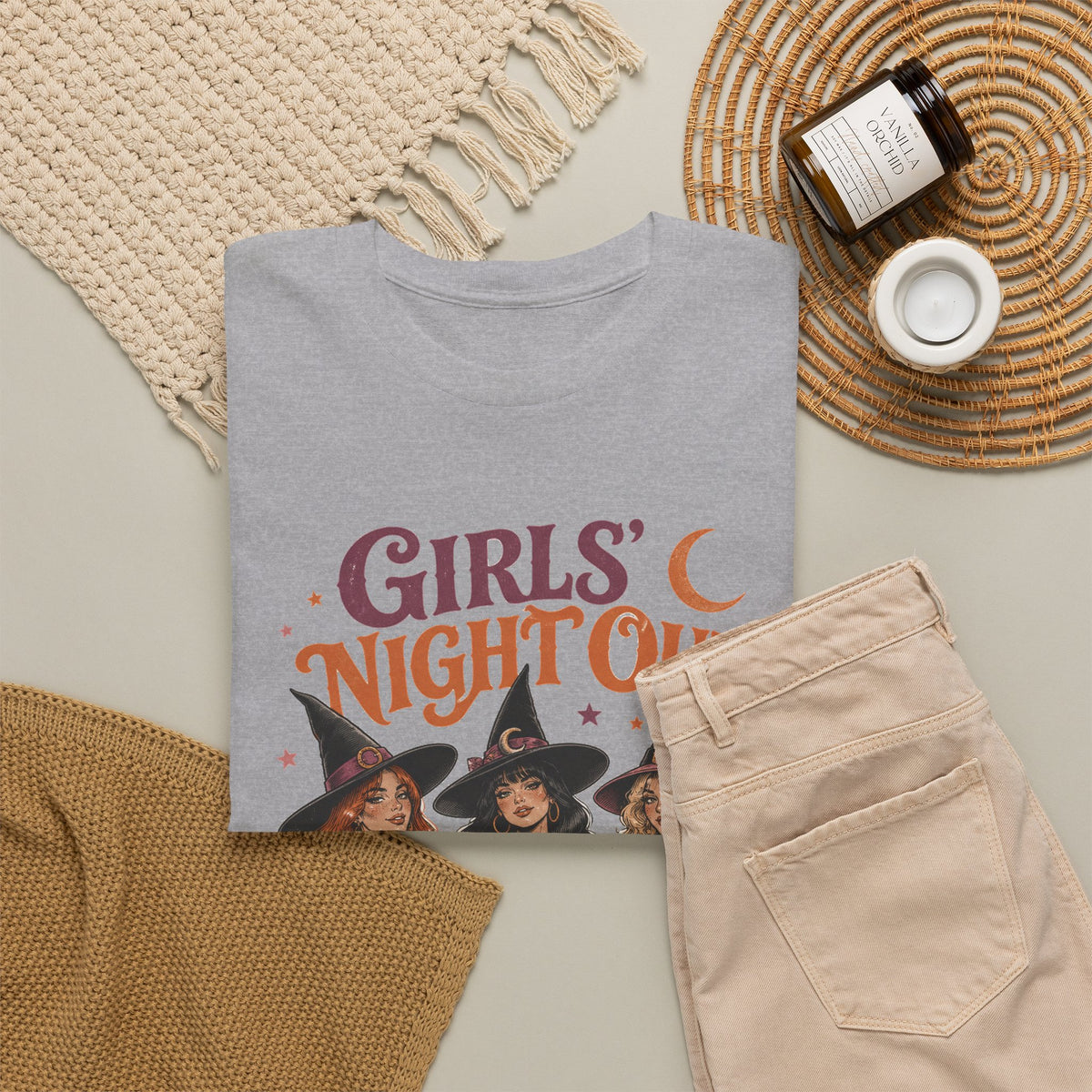 Girls Night Out Witches T-Shirt Retro Halloween Witch Squad
