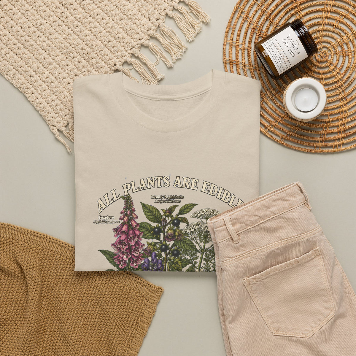 All Plants Are Edible Some Only Once T-Shirt Funny Poisonous Botanical Tee
