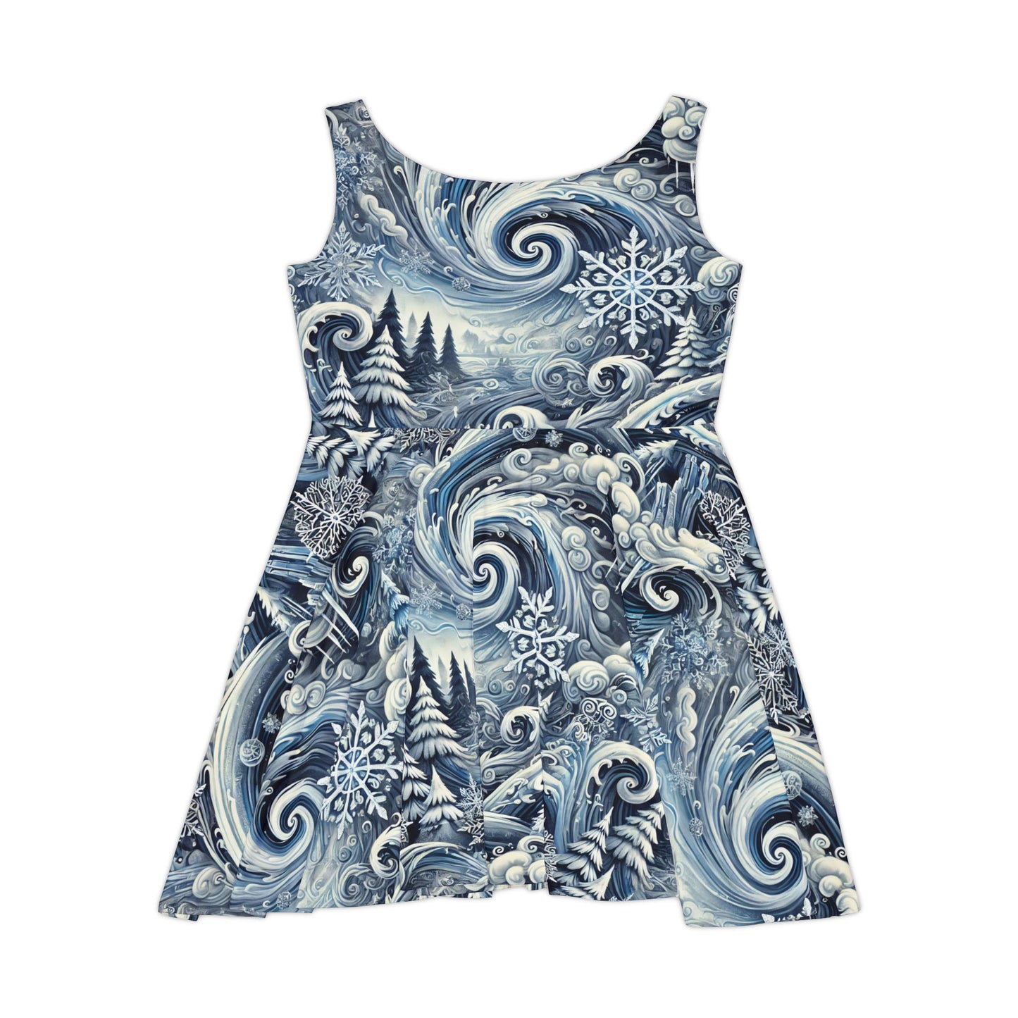 Skater Dress - Polar Vortex Print