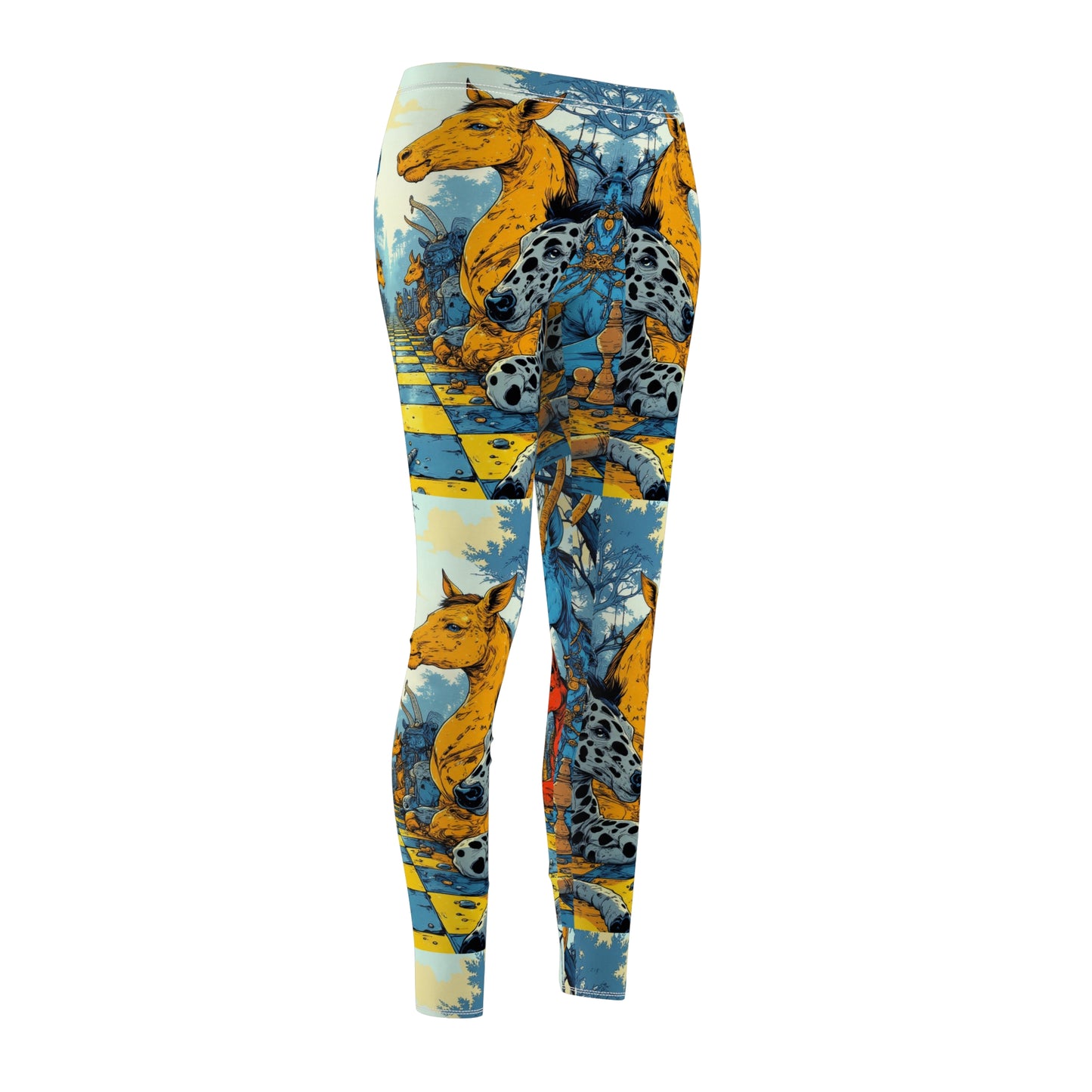 Women's Cut & Sew Casual Leggings (AOP)