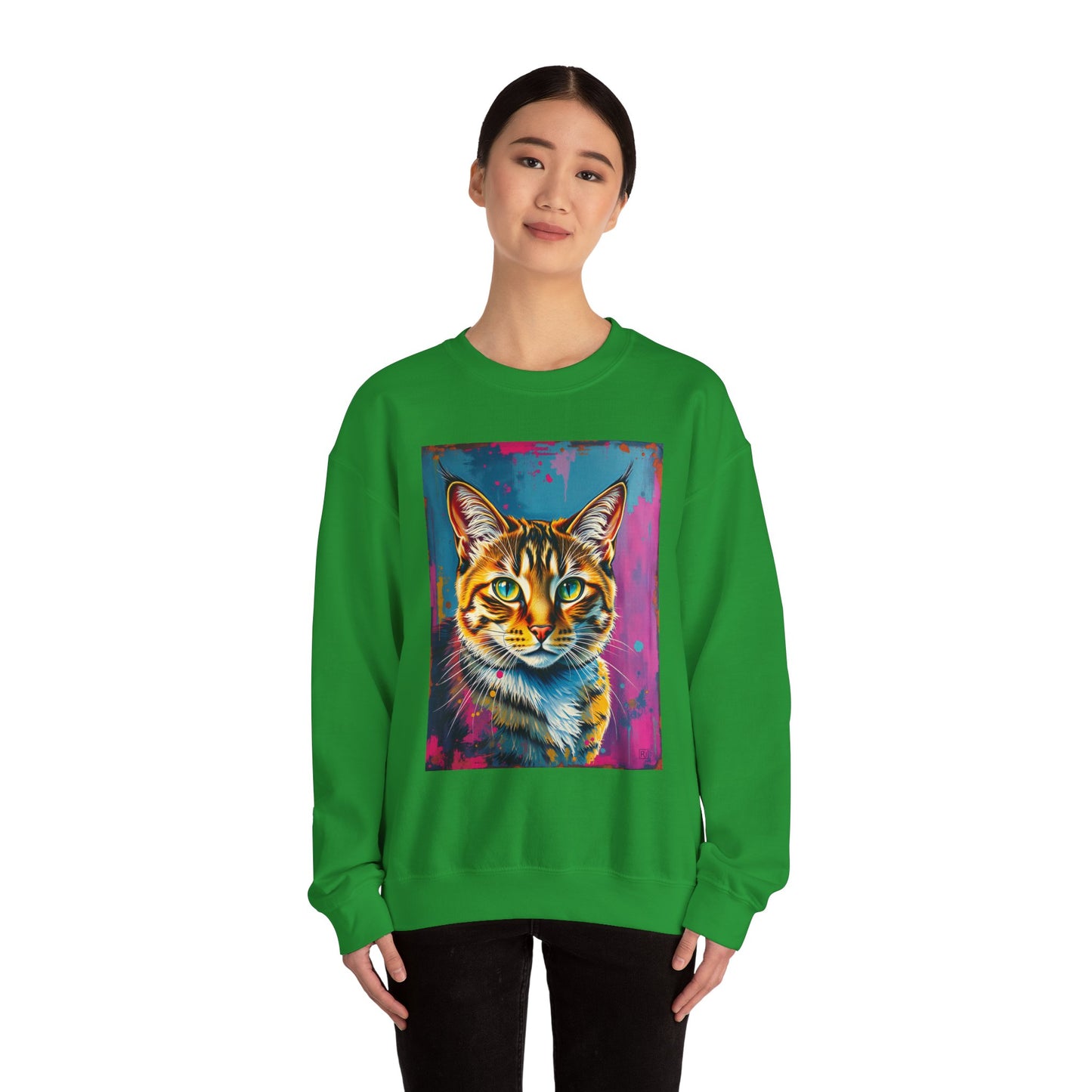 Cat Painting Sweatshirt